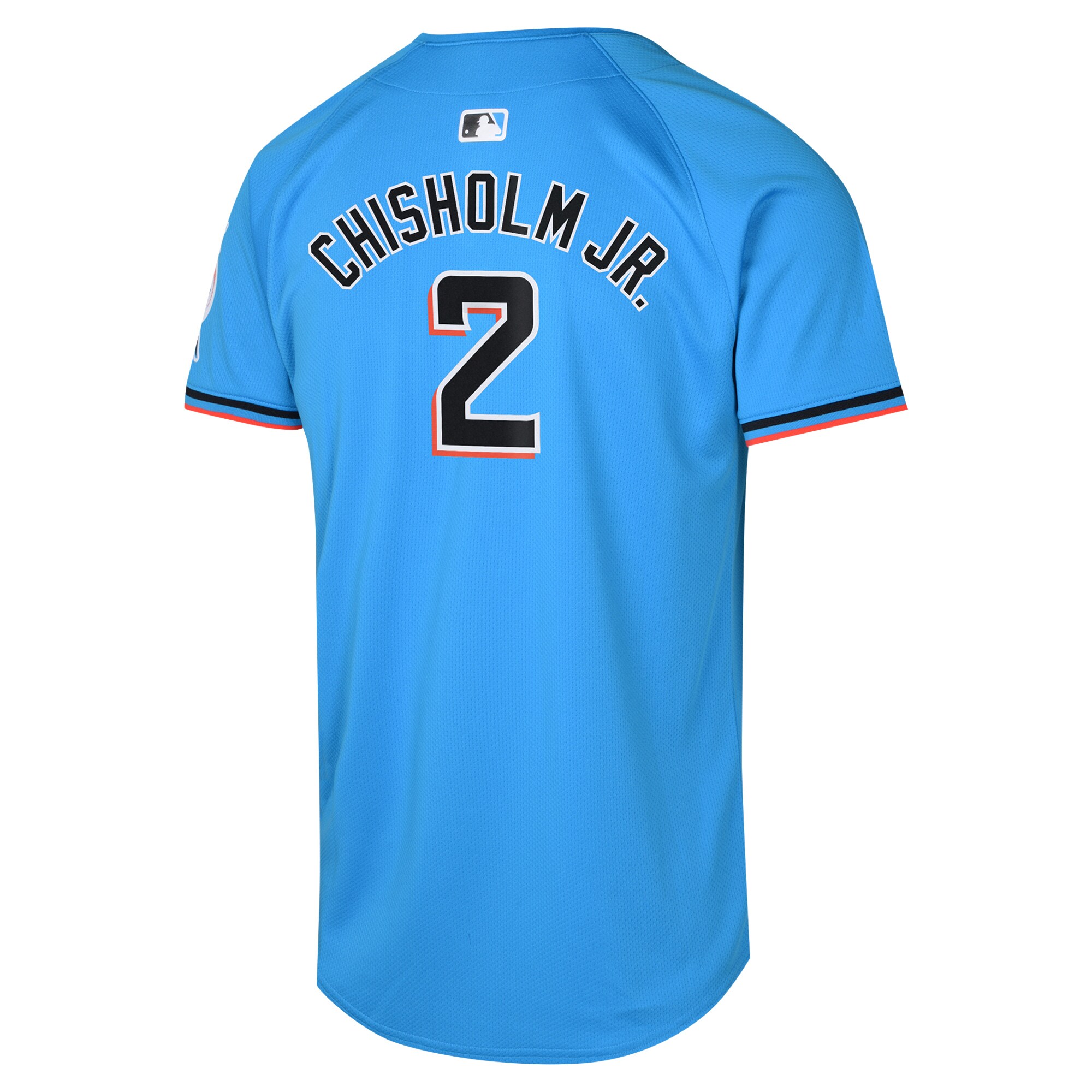 Jazz Chisholm Jr. Miami Marlins  Youth Alternate Limited Player Jersey\u00c2\u00a0\u00e2\u20ac\u201c Blue