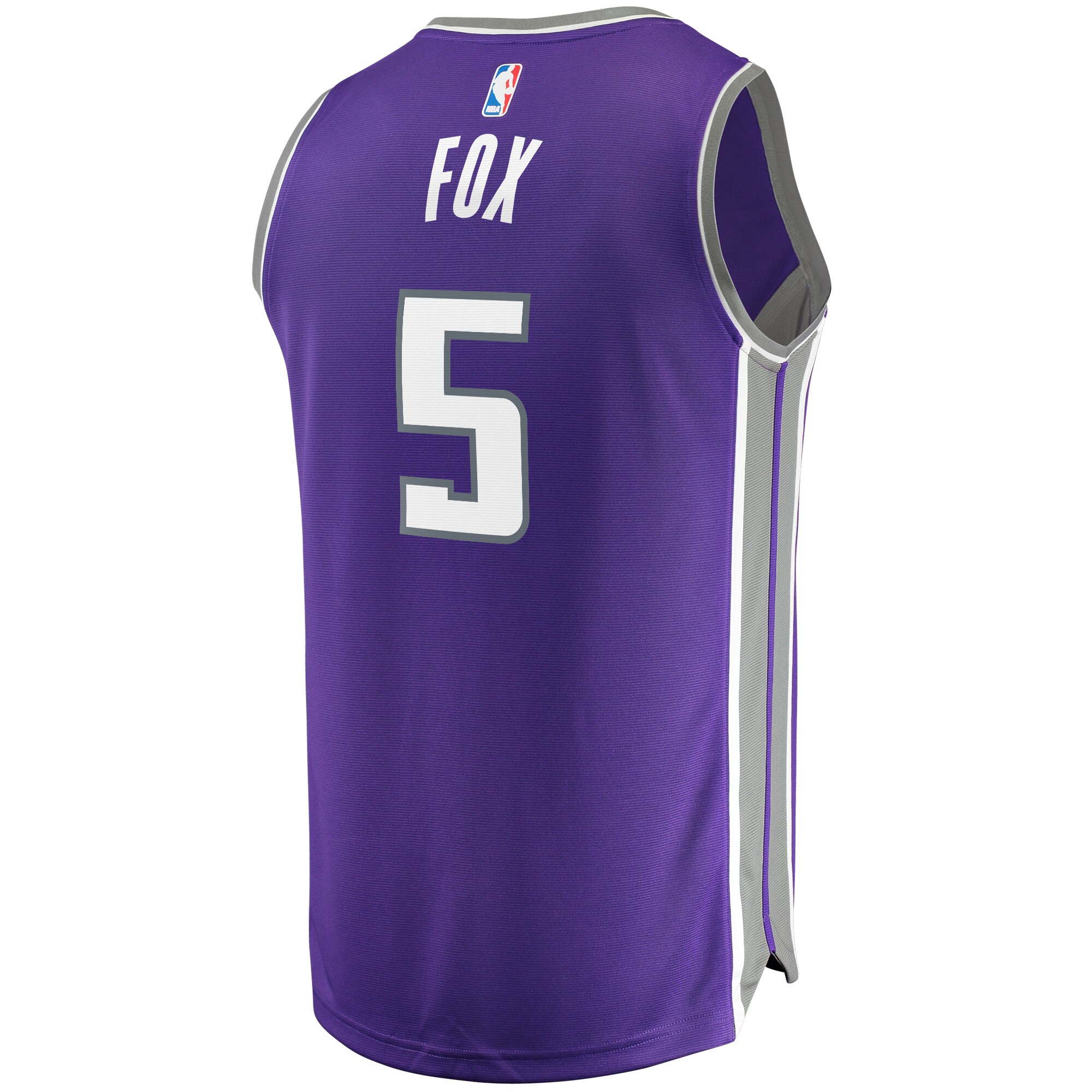 De'Aaron Fox Sacramento Kings Fanatics Fast Break Player Replica Jersey - Icon Edition - Purple