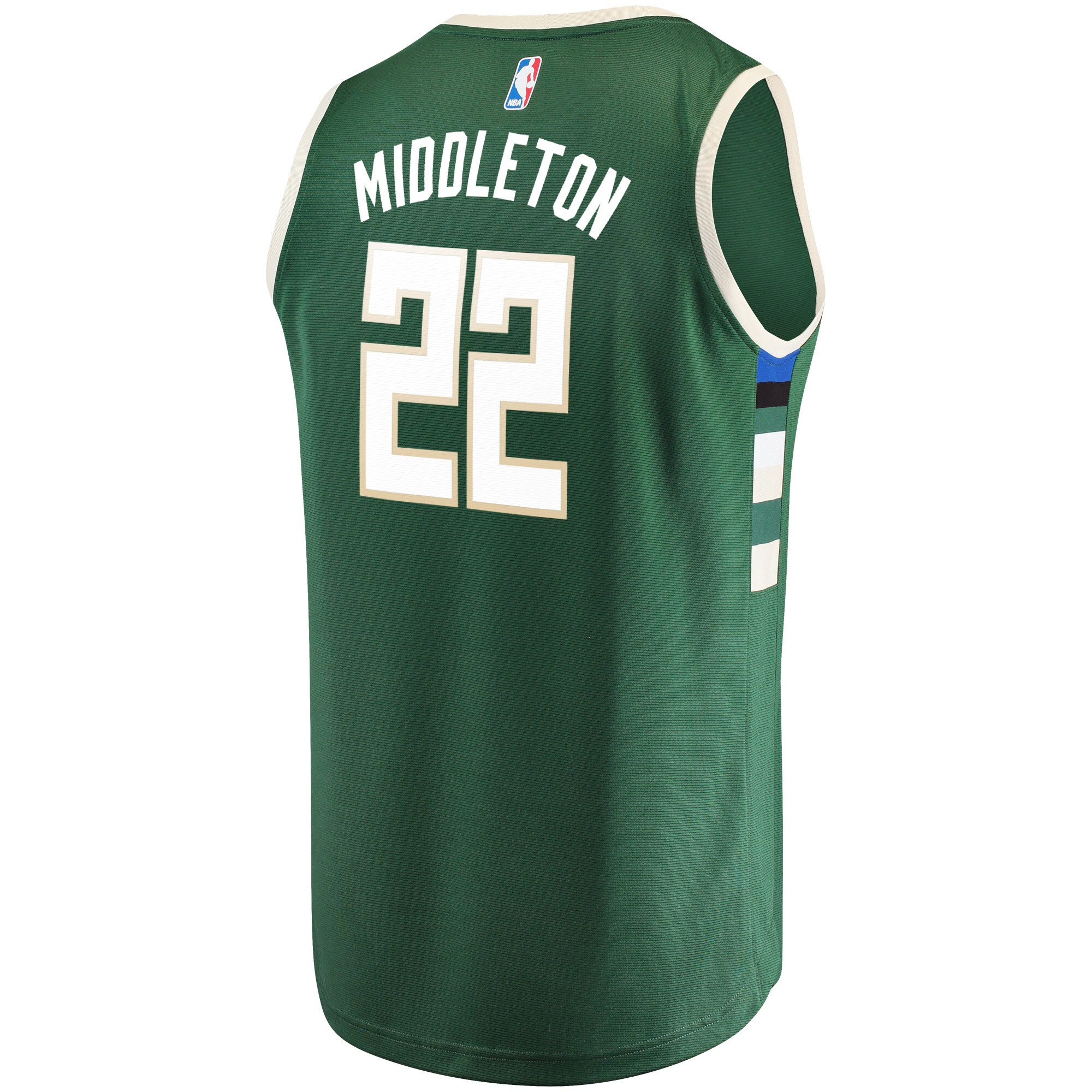 Khris Middleton Milwaukee Bucks Fanatics Fast Break Road Replica Player Jersey Green - Icon Edition