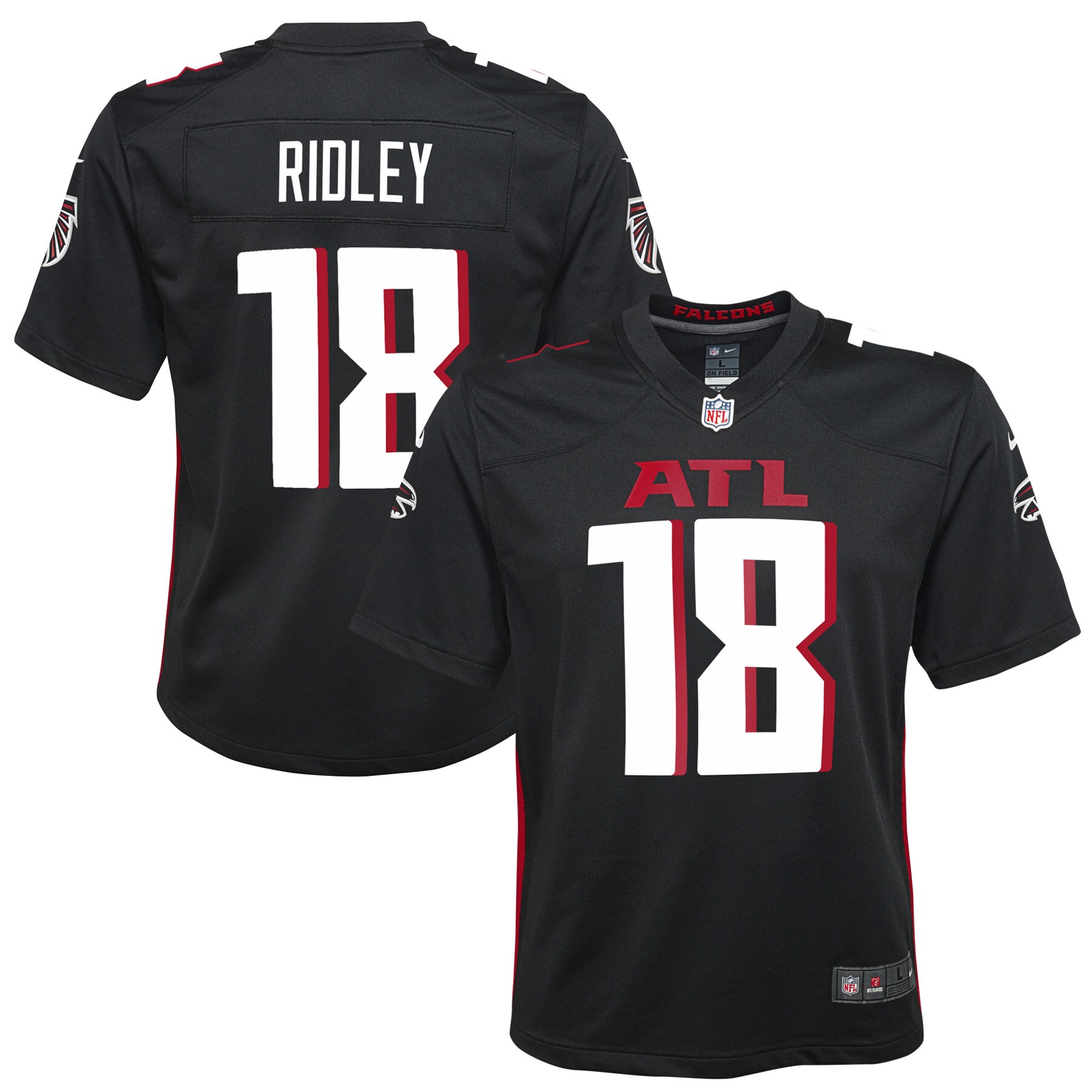 Calvin Ridley Atlanta Falcons  Youth Player Game Jersey - Black
