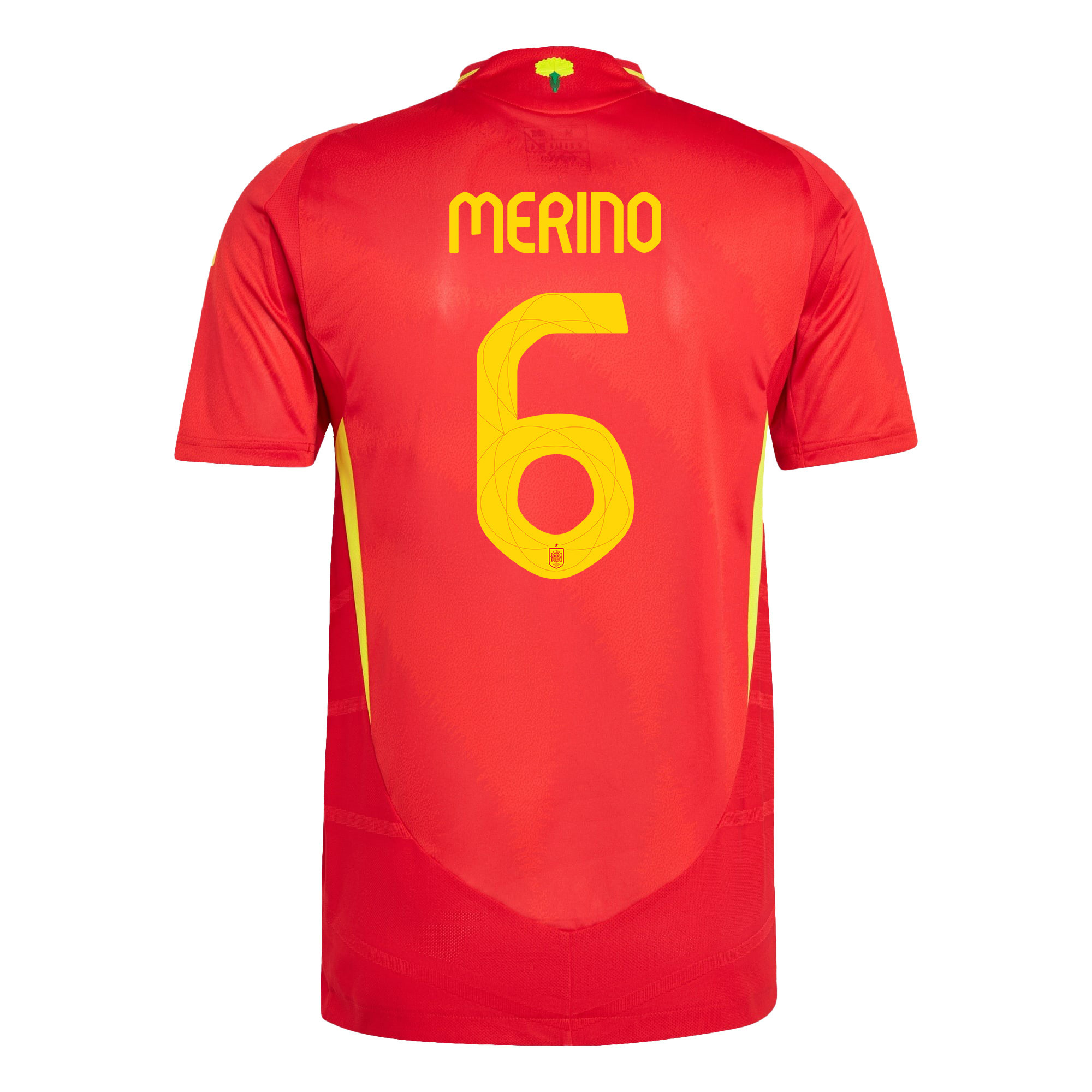 Mikel Merino 6 Spain National Team 2024 Home Men Jersey - Red