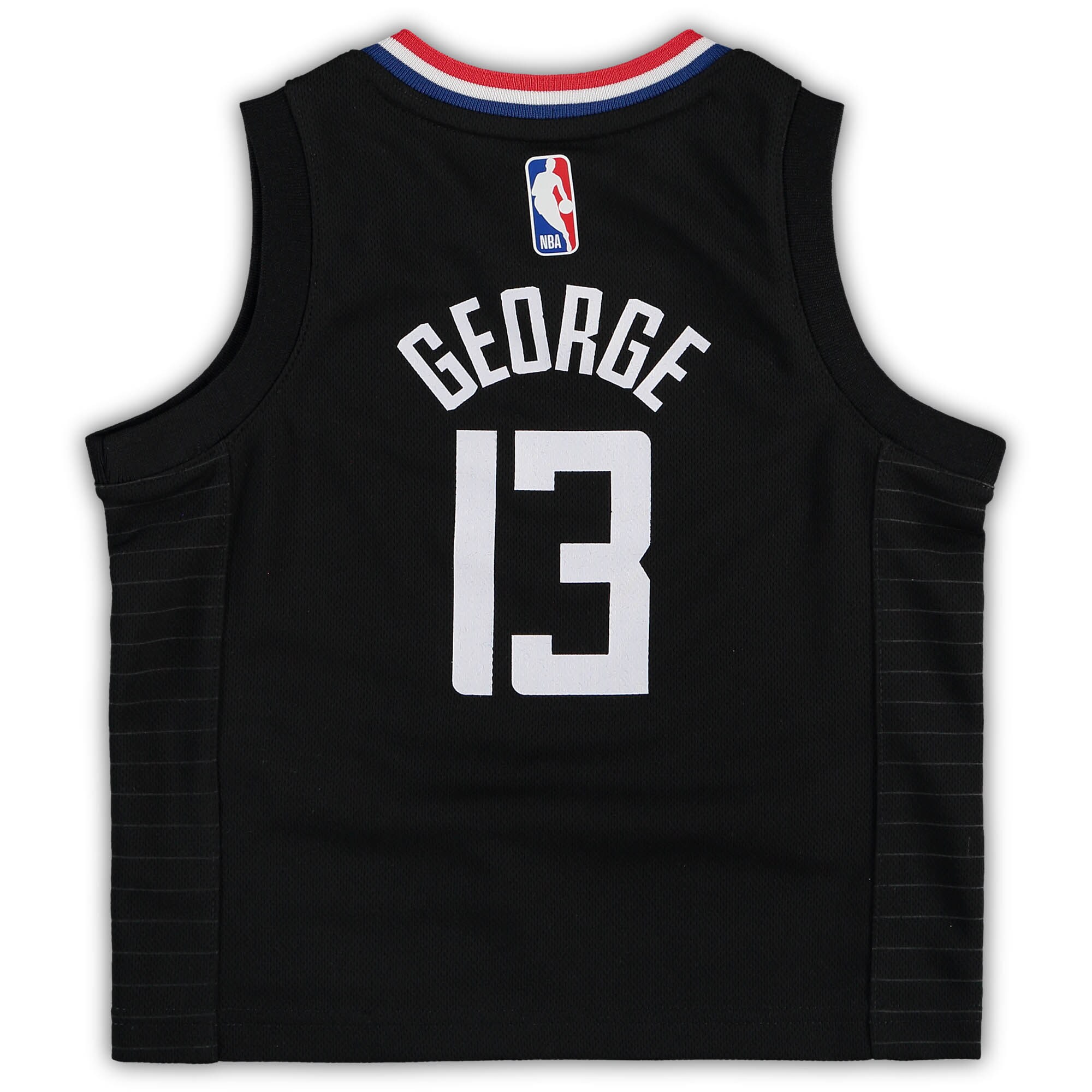 Paul George LA Clippers Jordan Brand Toddler 2020\/21 Jersey - Black - Statement Edition