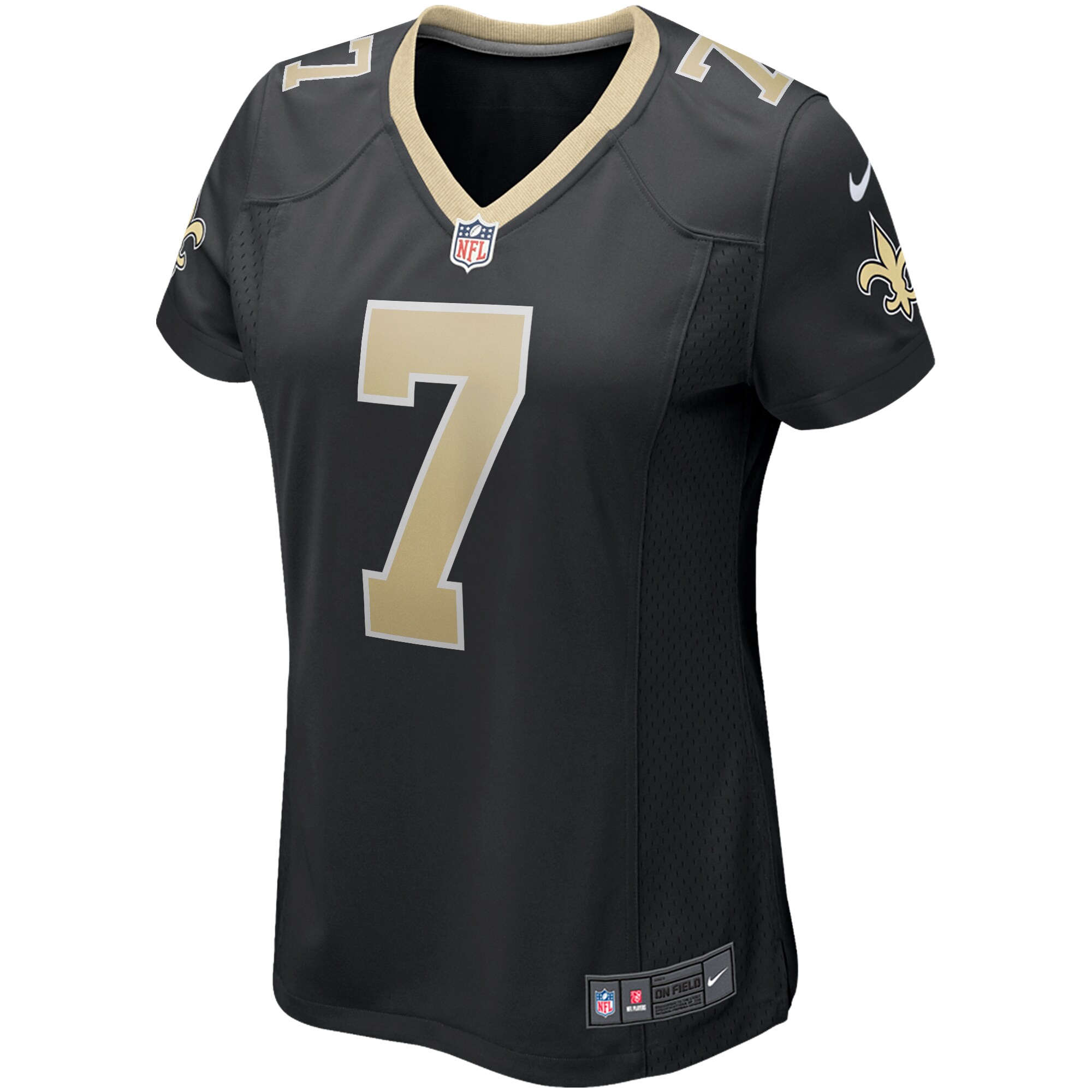 Morten Andersen New Orleans Saints  Women's Game Retired Player Jersey - Black