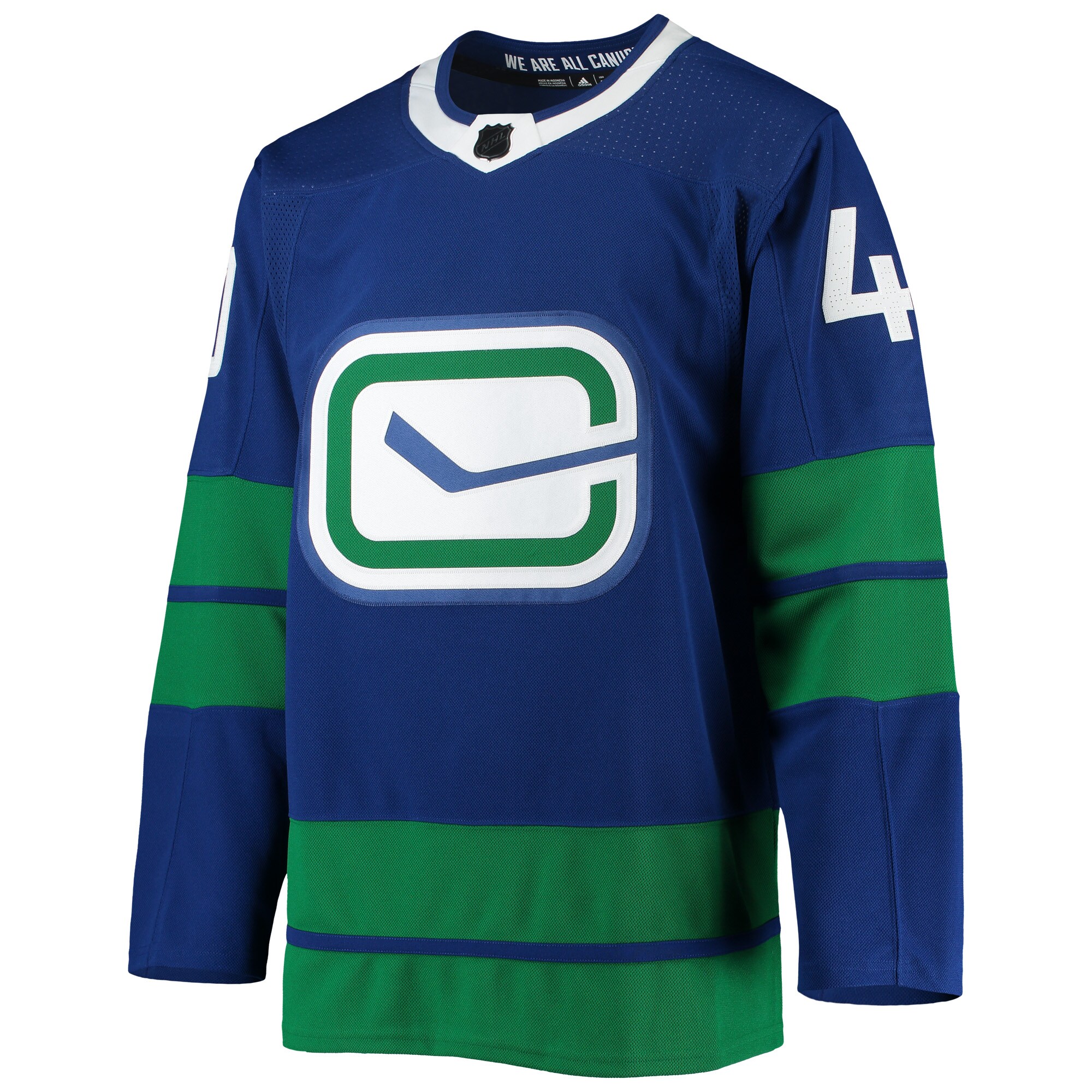Elias Pettersson Vancouver Canucks adidas 2020\/21 Authentic Alternate Player Jersey - Blue