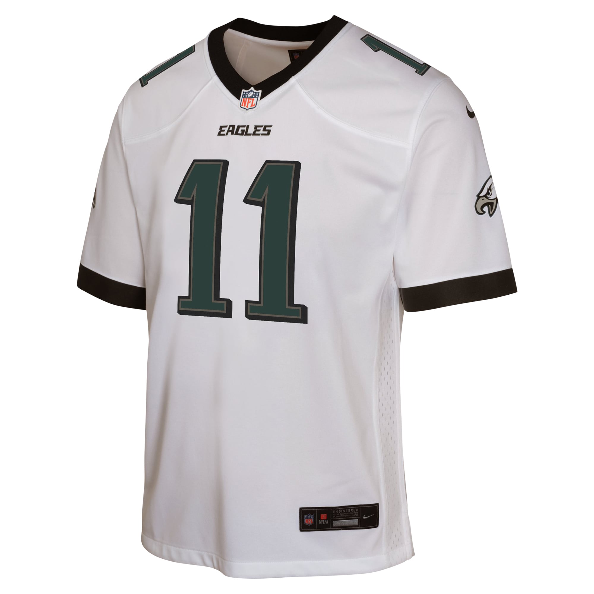 A.J. Brown Philadelphia Eagles  Youth Game Jersey - White