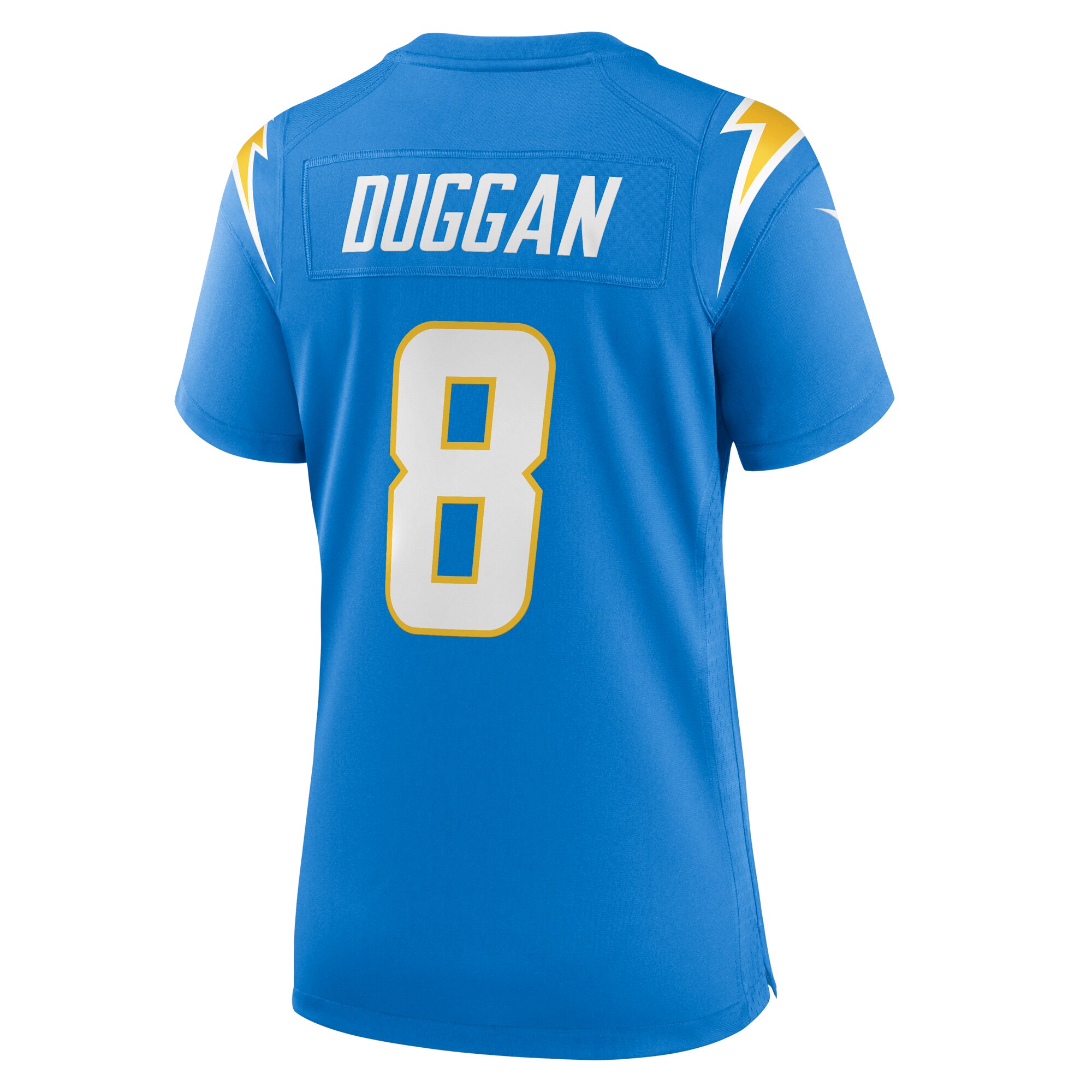 Max Duggan Los Angeles Chargers  Women's Team Game Jersey - Powder Blue