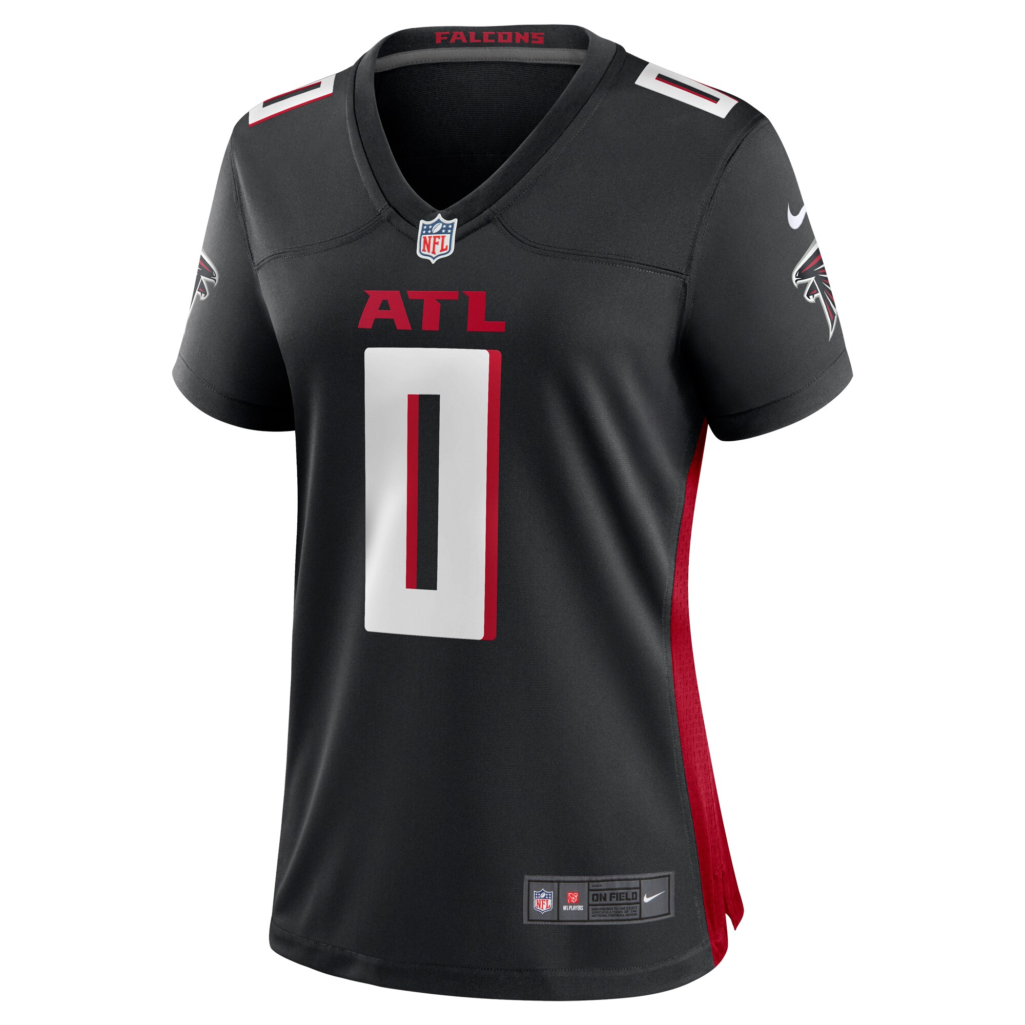 Lorenzo Carter Atlanta Falcons  Women's Game Player Jersey - Black