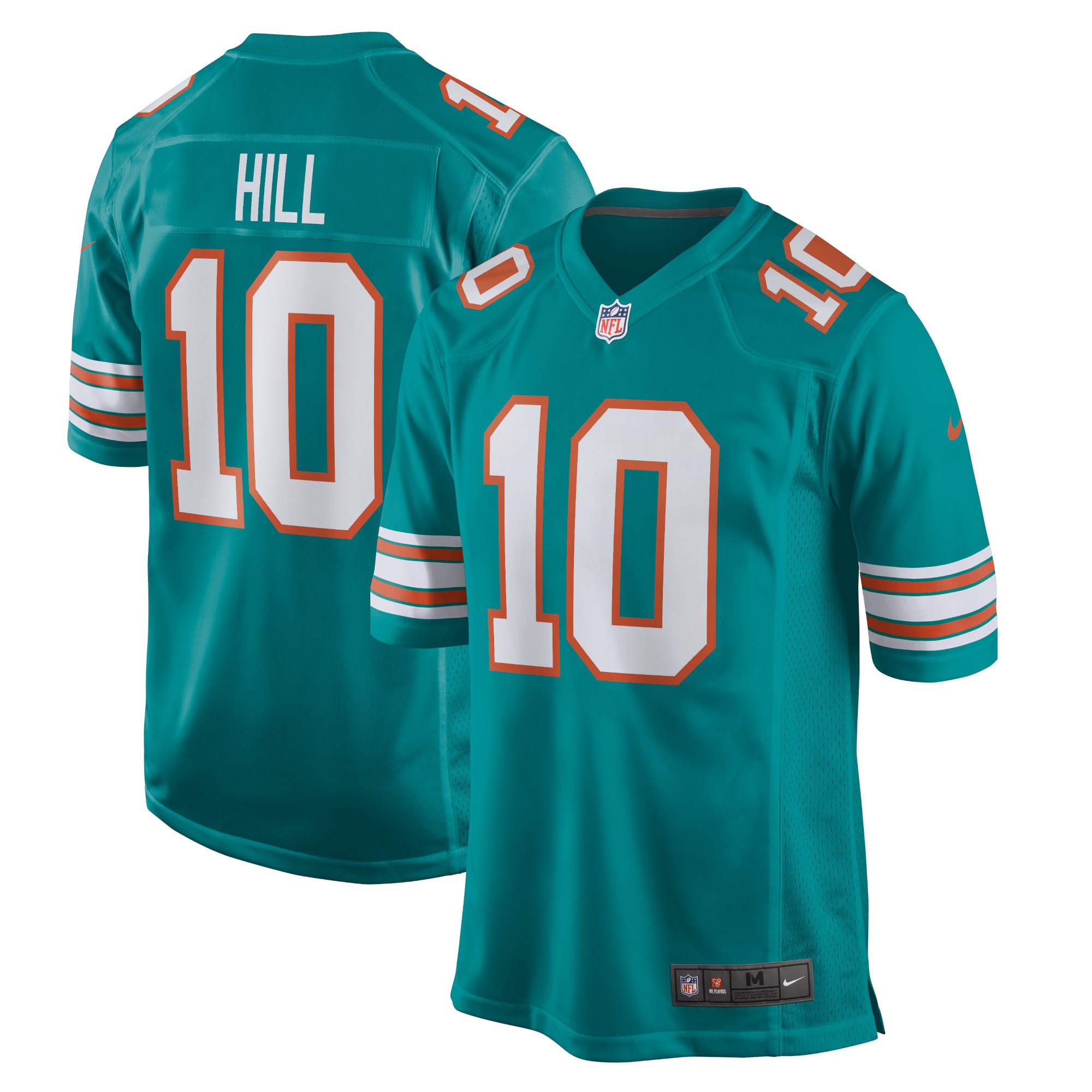 Tyreek Hill Miami Dolphins  Alternate Game Jersey - Aqua