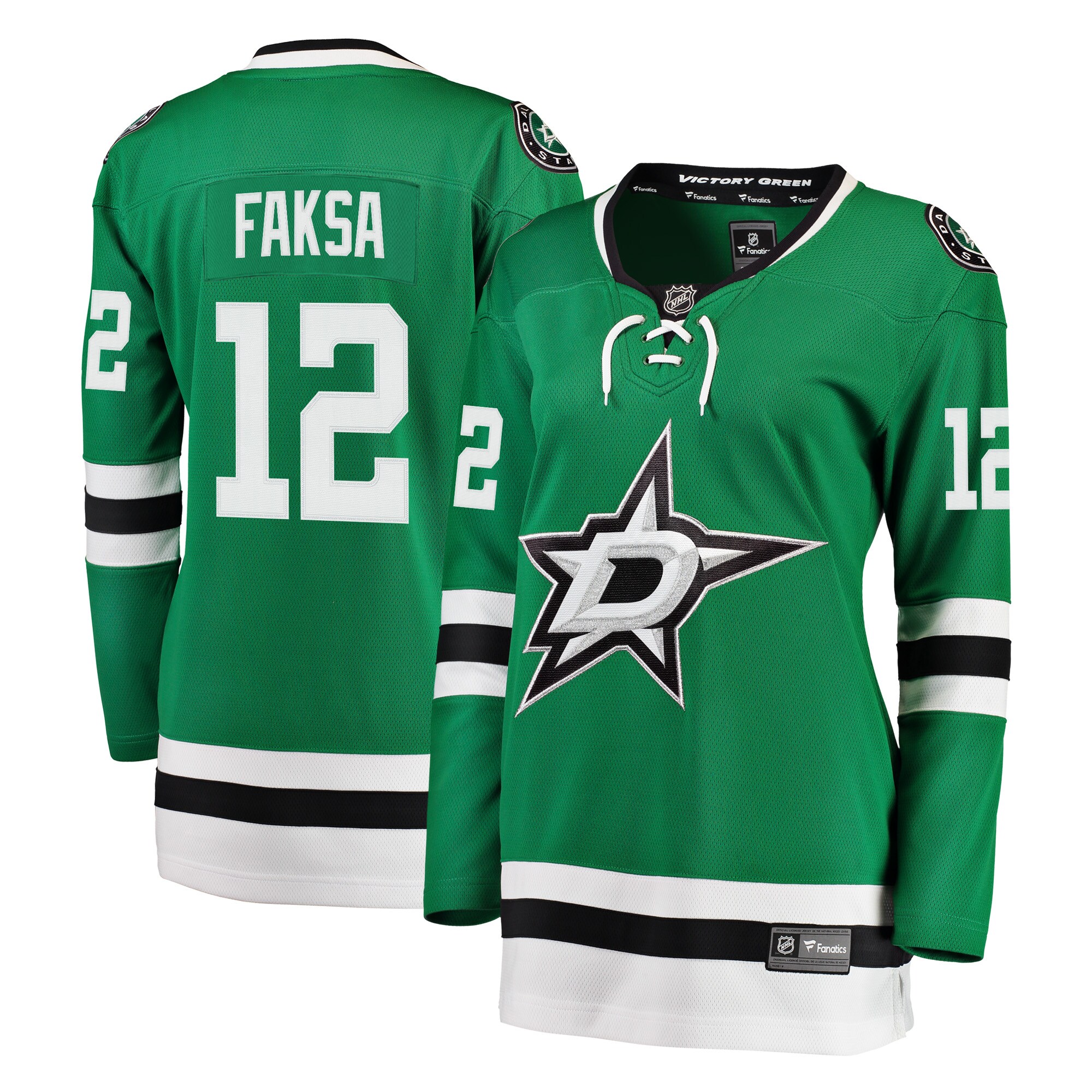 Radek Faksa Dallas Stars Fanatics Women's Breakaway Player Jersey - Kelly Green