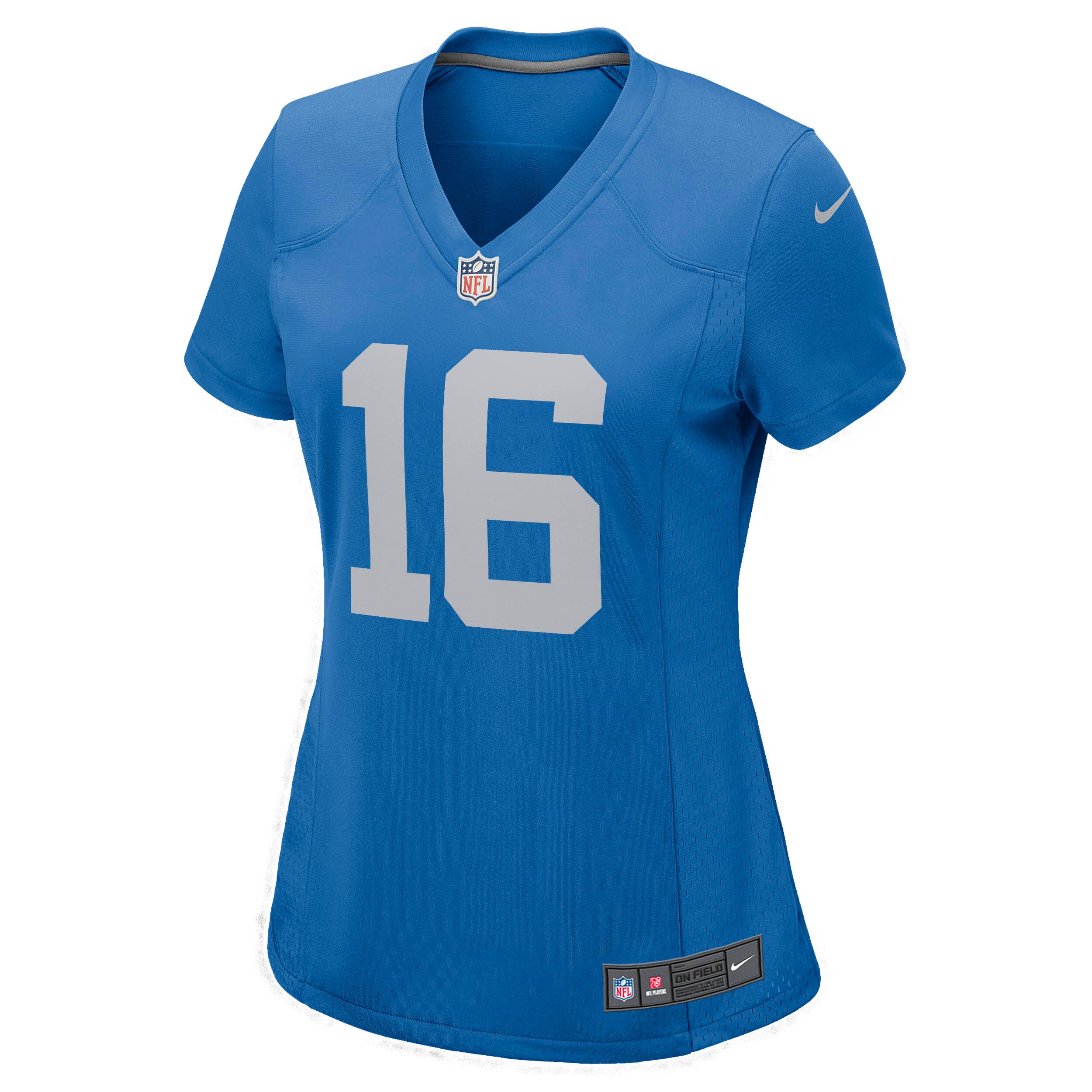 Jared Goff Detroit Lions  Women's Game Player Jersey - Blue