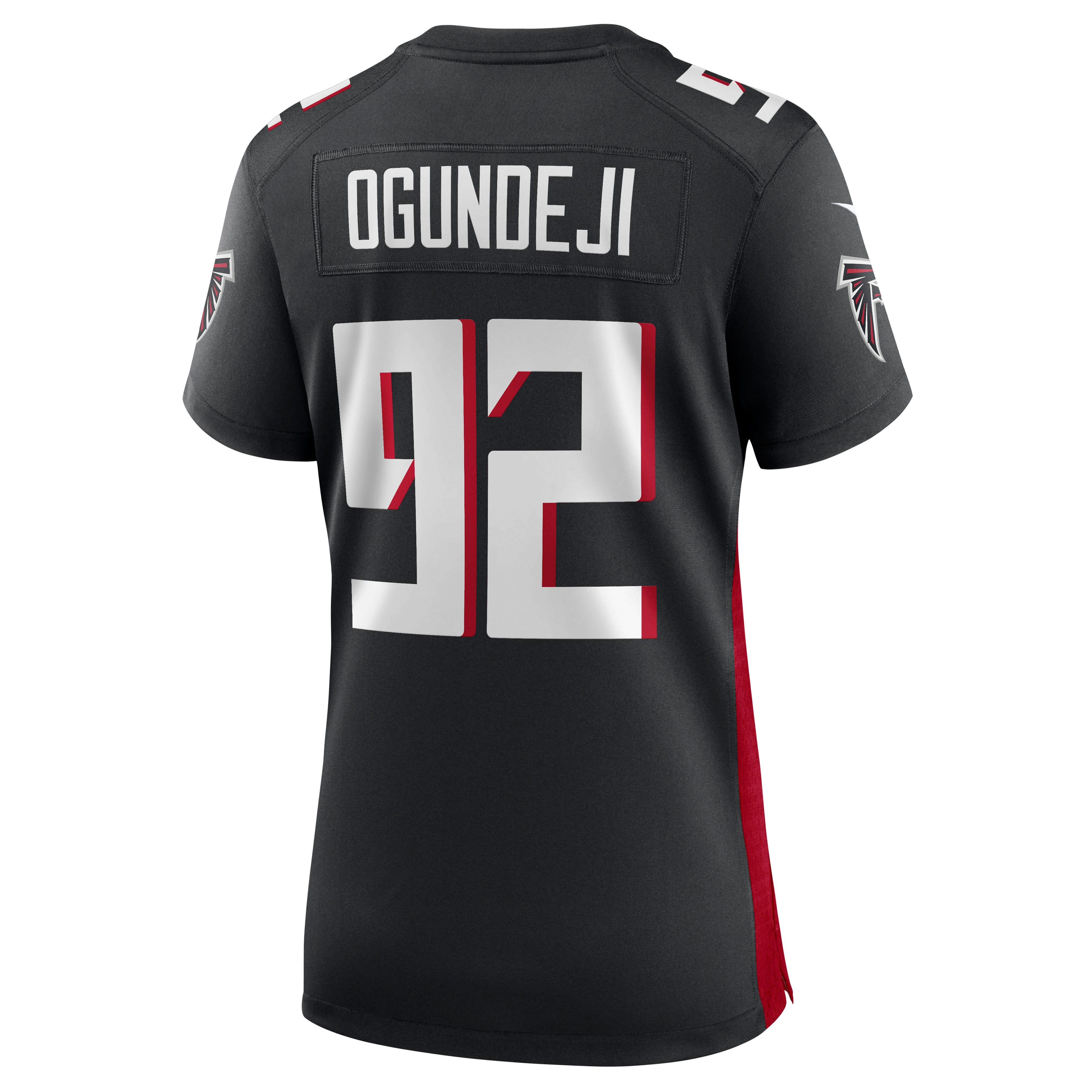 Adetokunbo Ogundeji Atlanta Falcons  Women's Game Jersey - Black