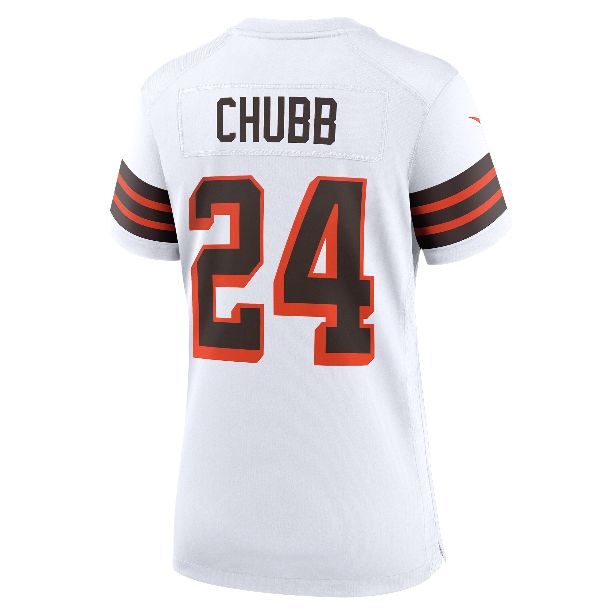 Nick Chubb Cleveland Browns  Women's Alternate Game Jersey -  White