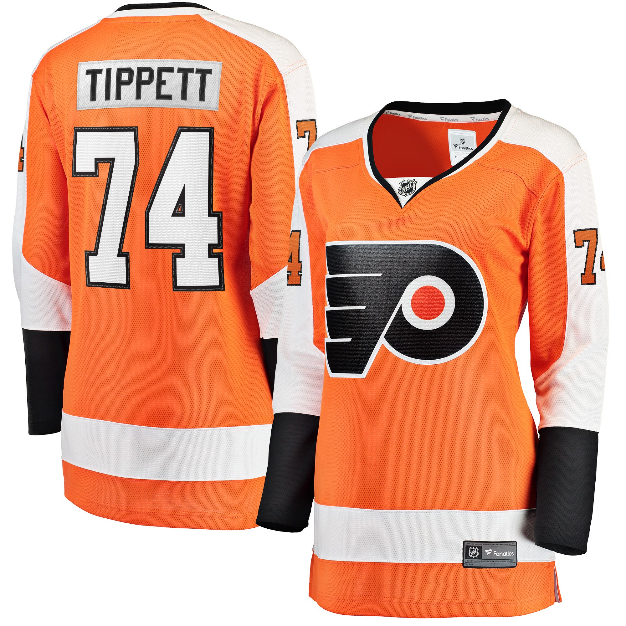 Owen Tippett Philadelphia Flyers Fanatics Women's Home Breakaway Player Jersey - Orange
