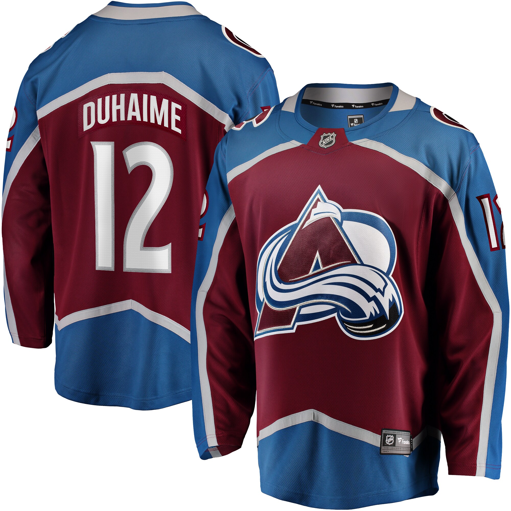 Brandon Duhaime Colorado Avalanche Fanatics Home Premier Breakaway Player Jersey - Maroon