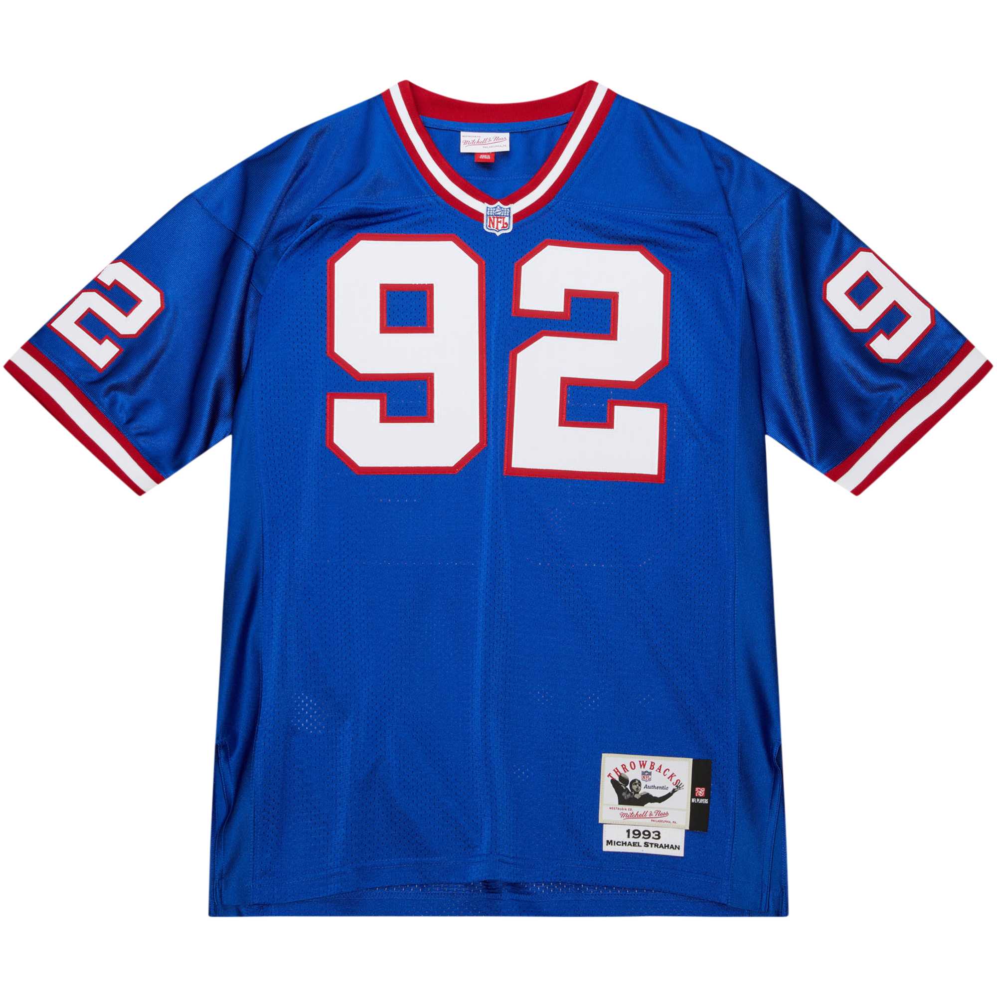 Michael Strahan New York Giants 1993 Mitchell & Ness Authentic Throwback Retired Player Jersey - Royal