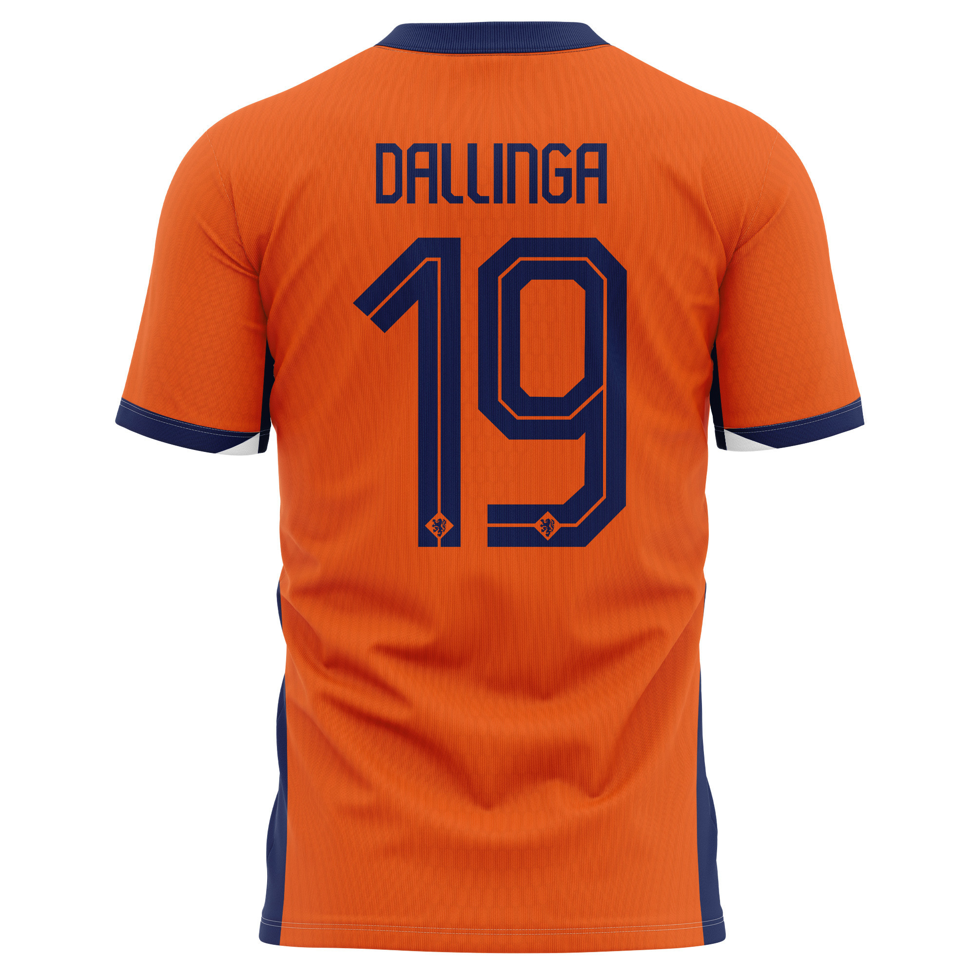 Thijs Dallinga 19 Netherlands National Team 2024 Home Kits AOP T-shirt - Orange