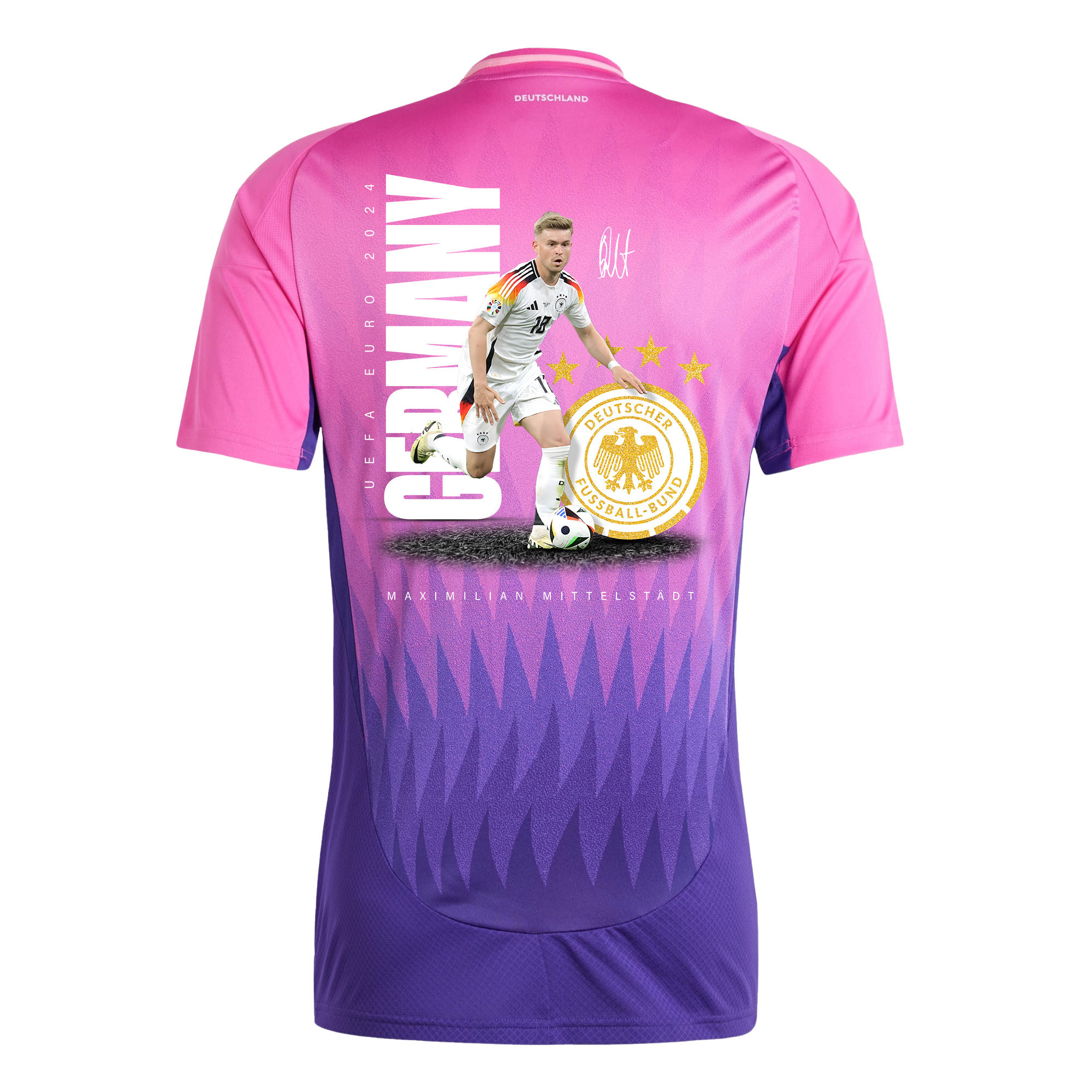 Maximilian Mittelstädt 18 Signed Game-changer Germany National Team 2024 Away Men Jersey - Purple