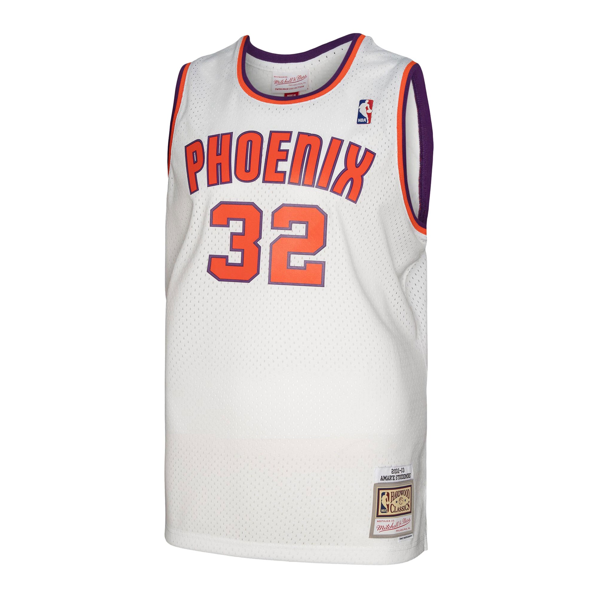Amar'e Stoudemire Phoenix Suns Mitchell & Ness 2001\/02 Hardwood Classics Swingman Jersey - White