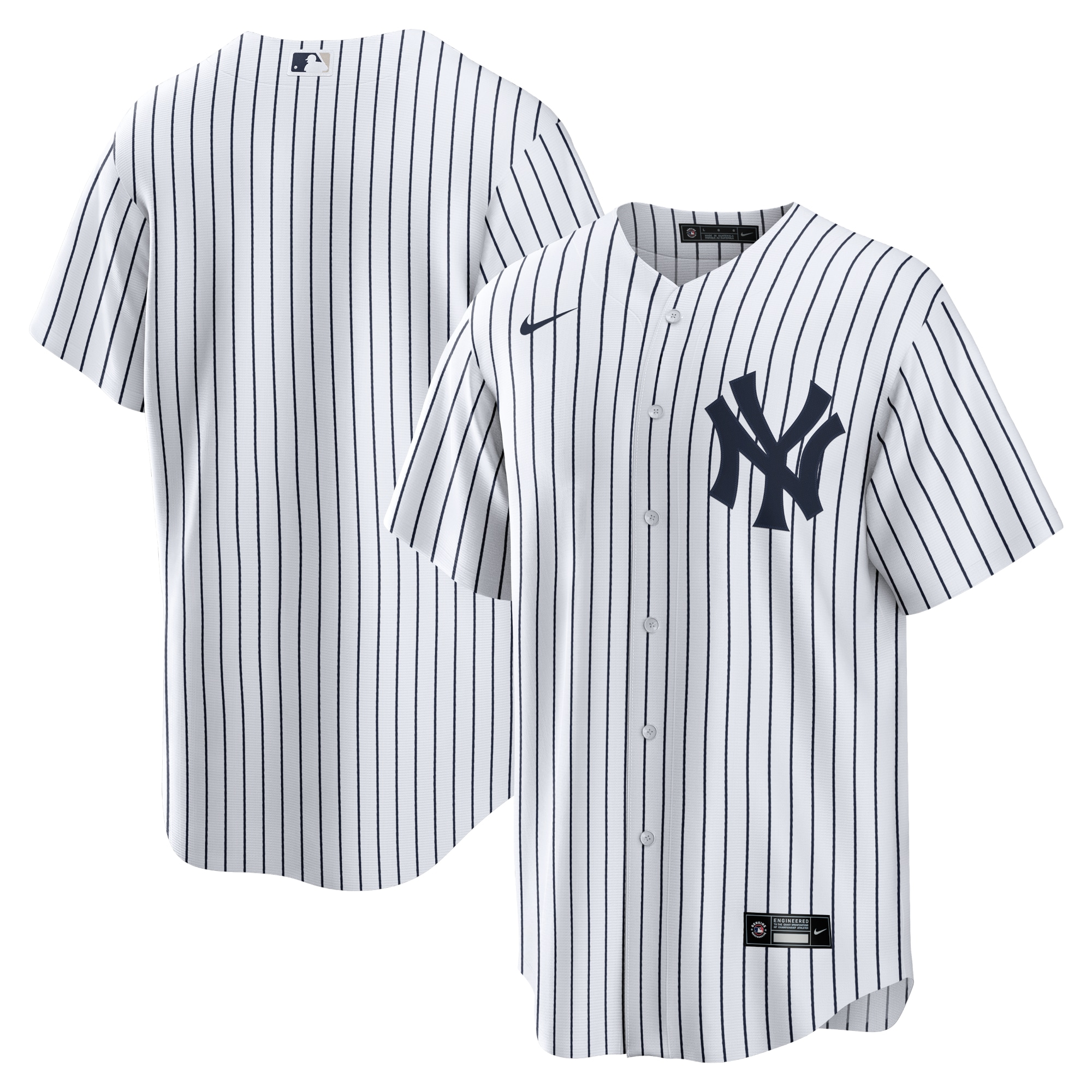 New York Yankees  Home Replica Team Jersey - White