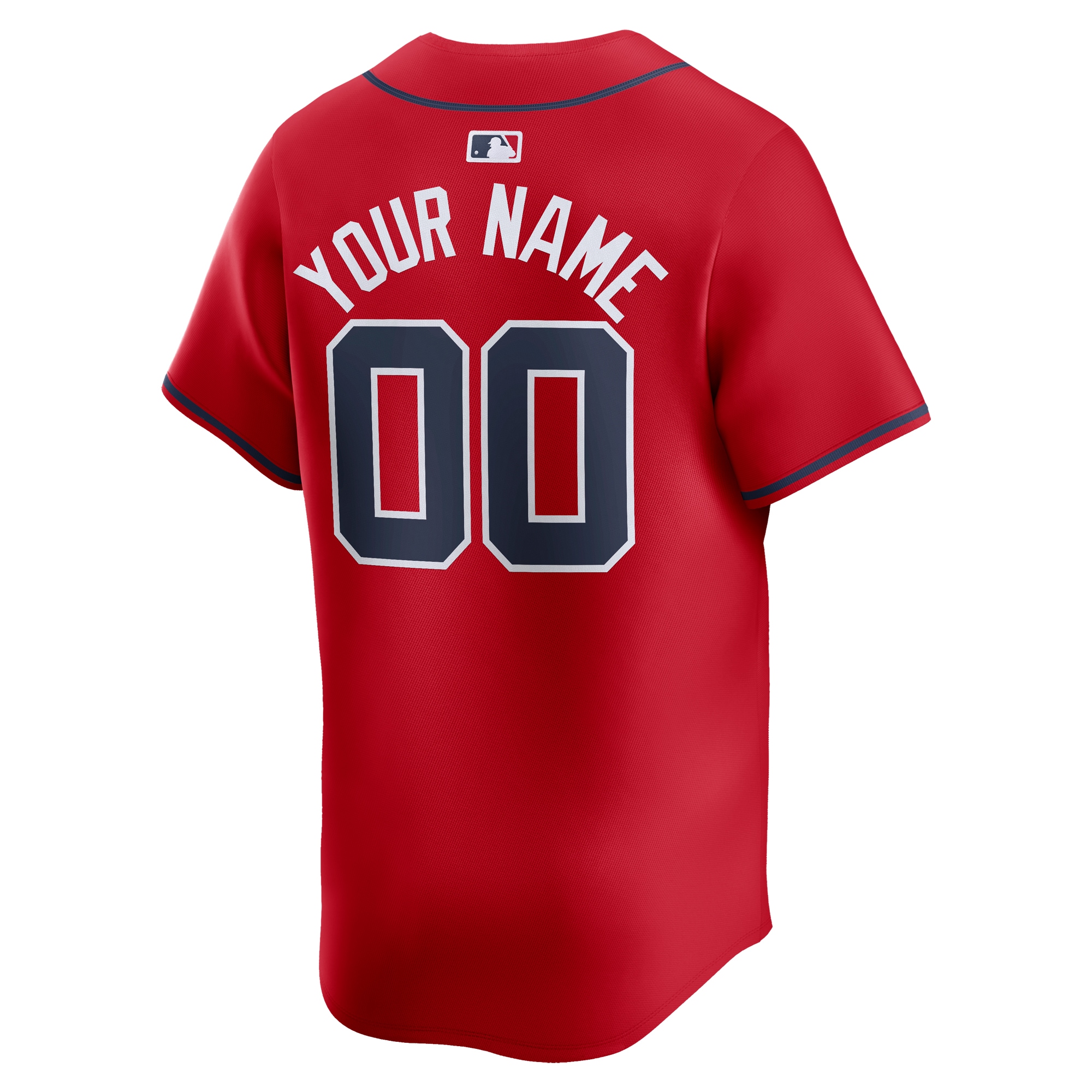 Atlanta Braves   Alternate Limited Custom Jersey\u00c2\u00a0\u00e2\u20ac\u201c Red