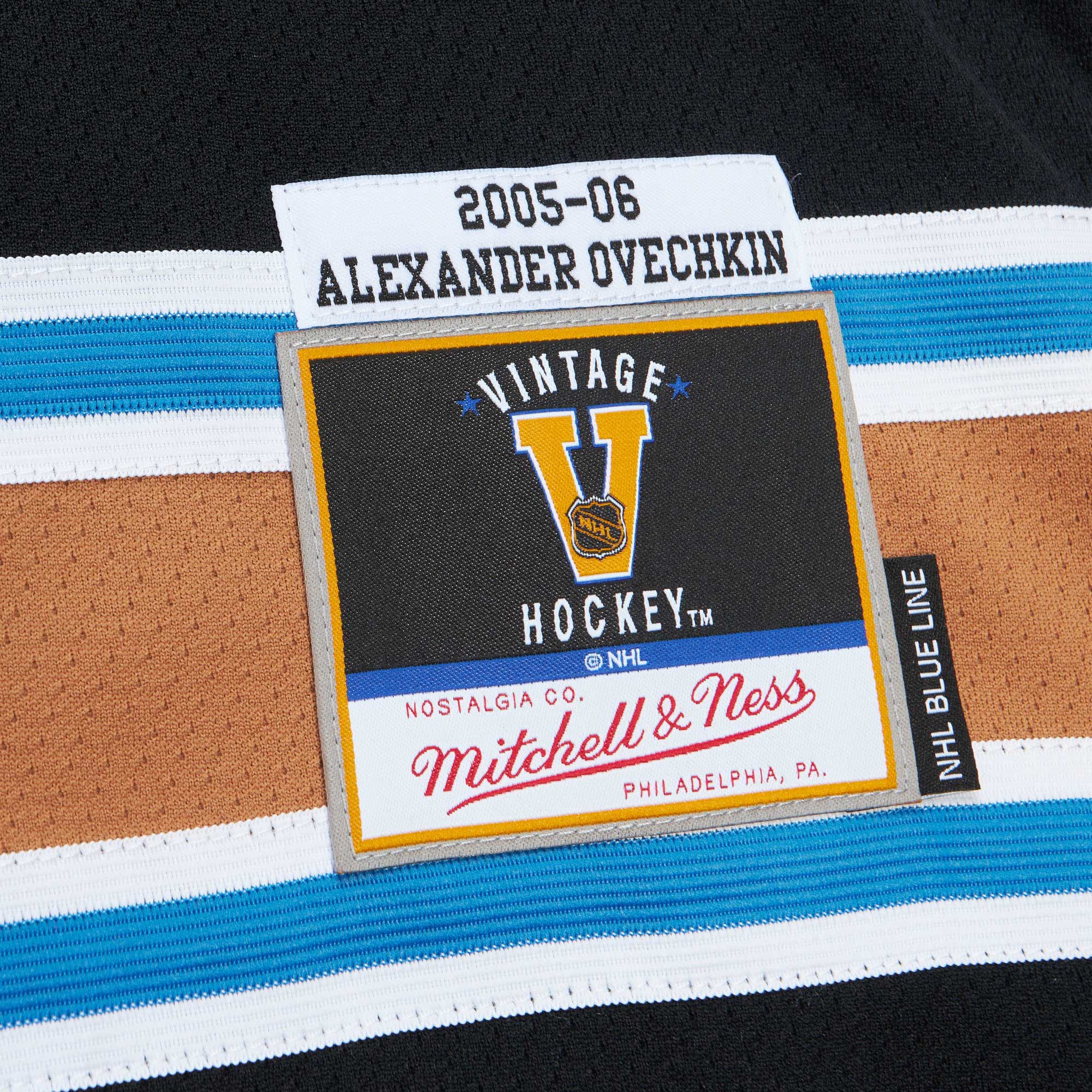 Alexander Ovechkin Washington Capitals Mitchell & Ness  2005\/06 Blue Line Player Jersey - Black