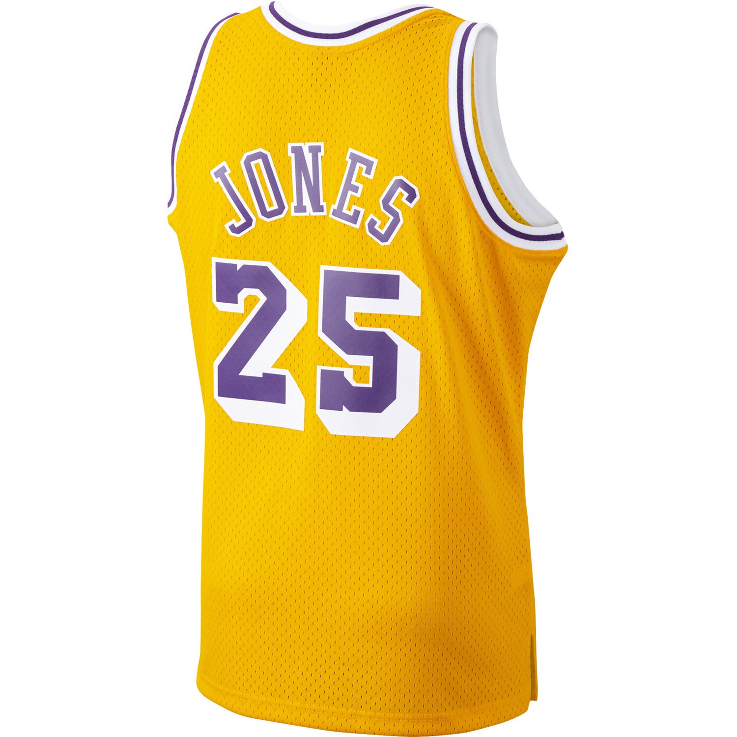 Ed Jones Los Angeles Lakers Mitchell & Ness 1994\/95 Hardwood Classics Swingman Jersey - Gold