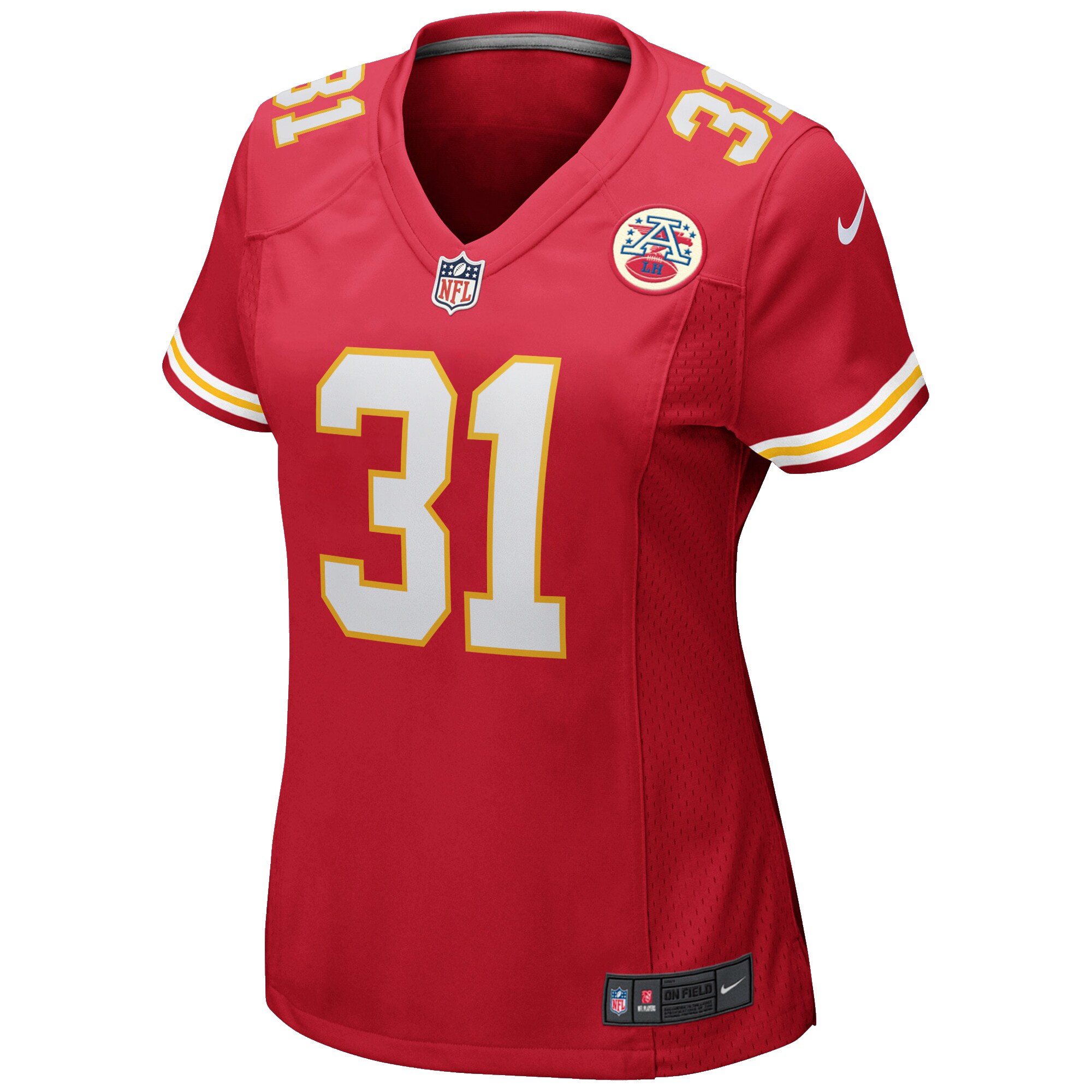 Priest Holmes Kansas City Chiefs  Women's Game Retired Player Jersey - Red