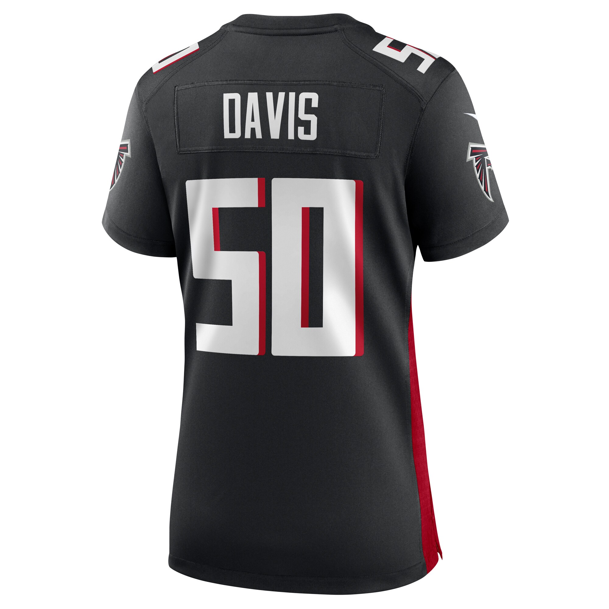 Tae Davis Atlanta Falcons  Women's Team Game Jersey -  Black