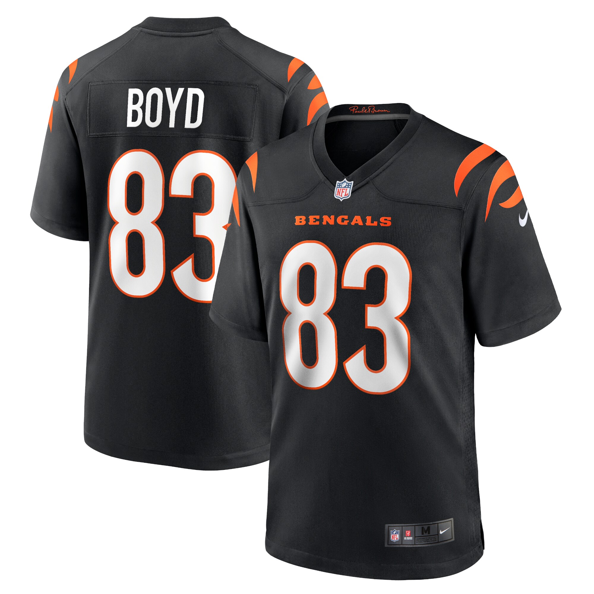 Tyler Boyd Cincinnati Bengals  Game Jersey - Black