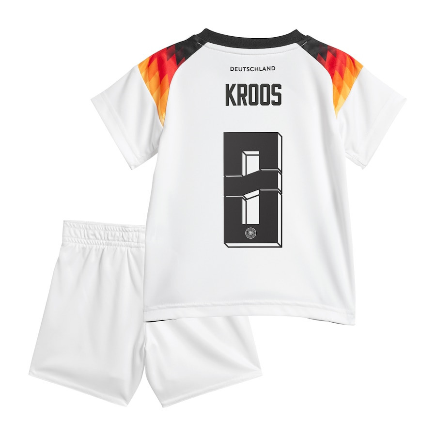 Toni Kroos 8 Germany National Team 2024 Home YOUTH Kit Jersey - White