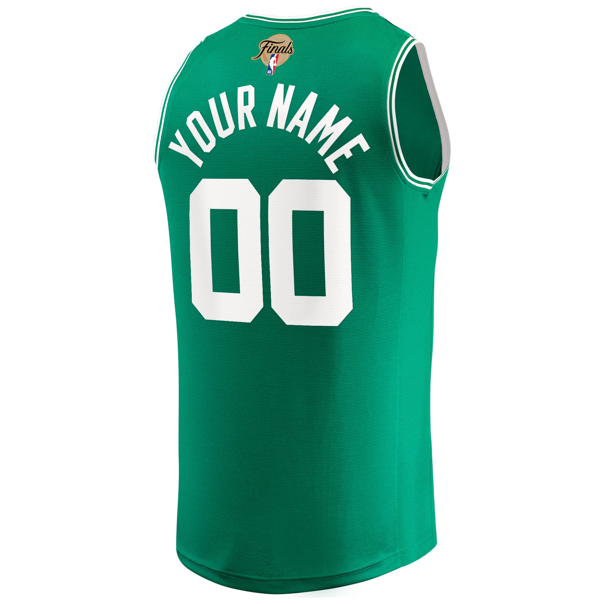 Boston Celtics Fanatics Youth 2024 NBA Finals Custom Fast Break Jersey - Kelly Green - Icon Edition