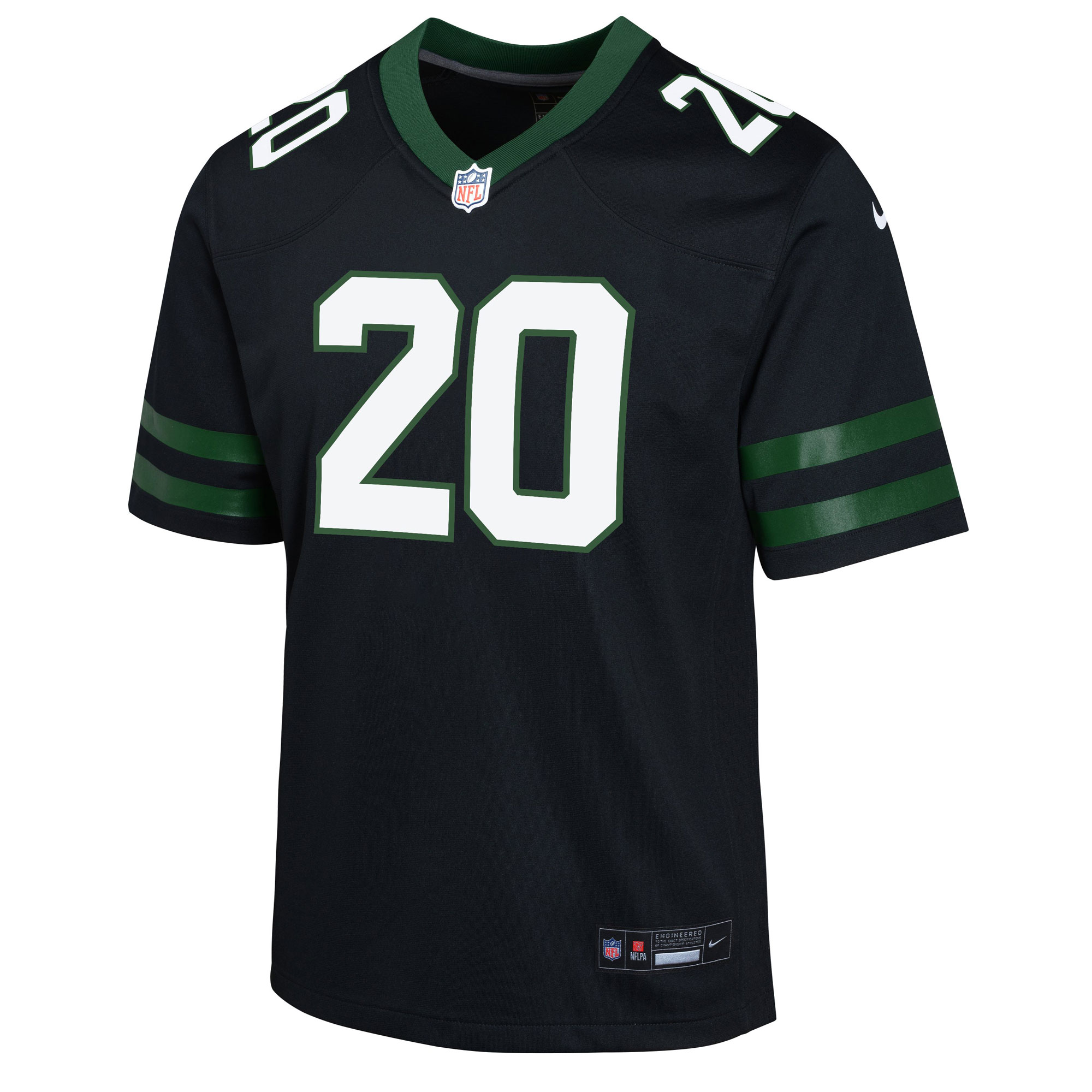 Breece Hall New York Jets  Youth Alternate Game Jersey - Legacy Black