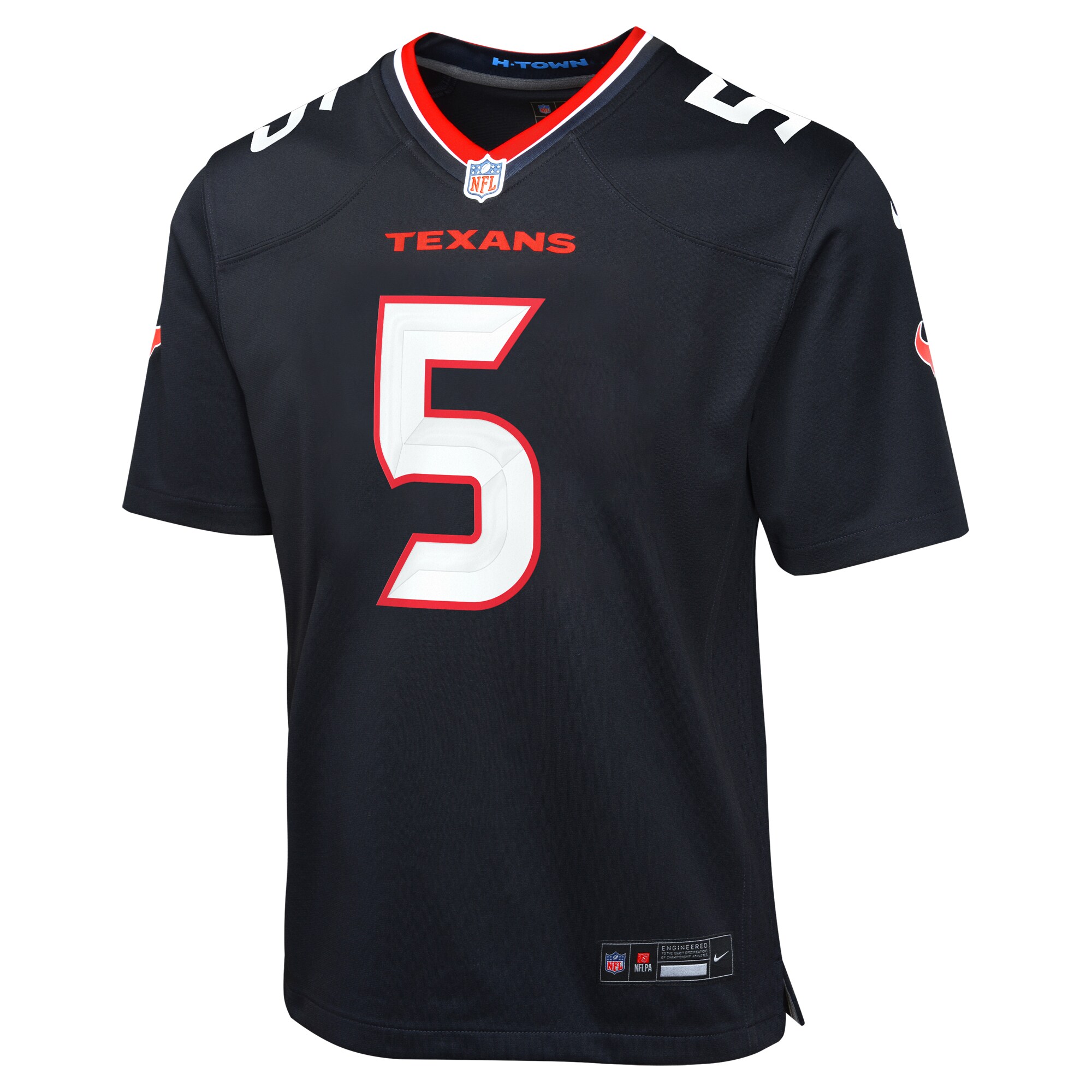 Jalen Pitre Houston Texans  Youth Game Jersey - Navy