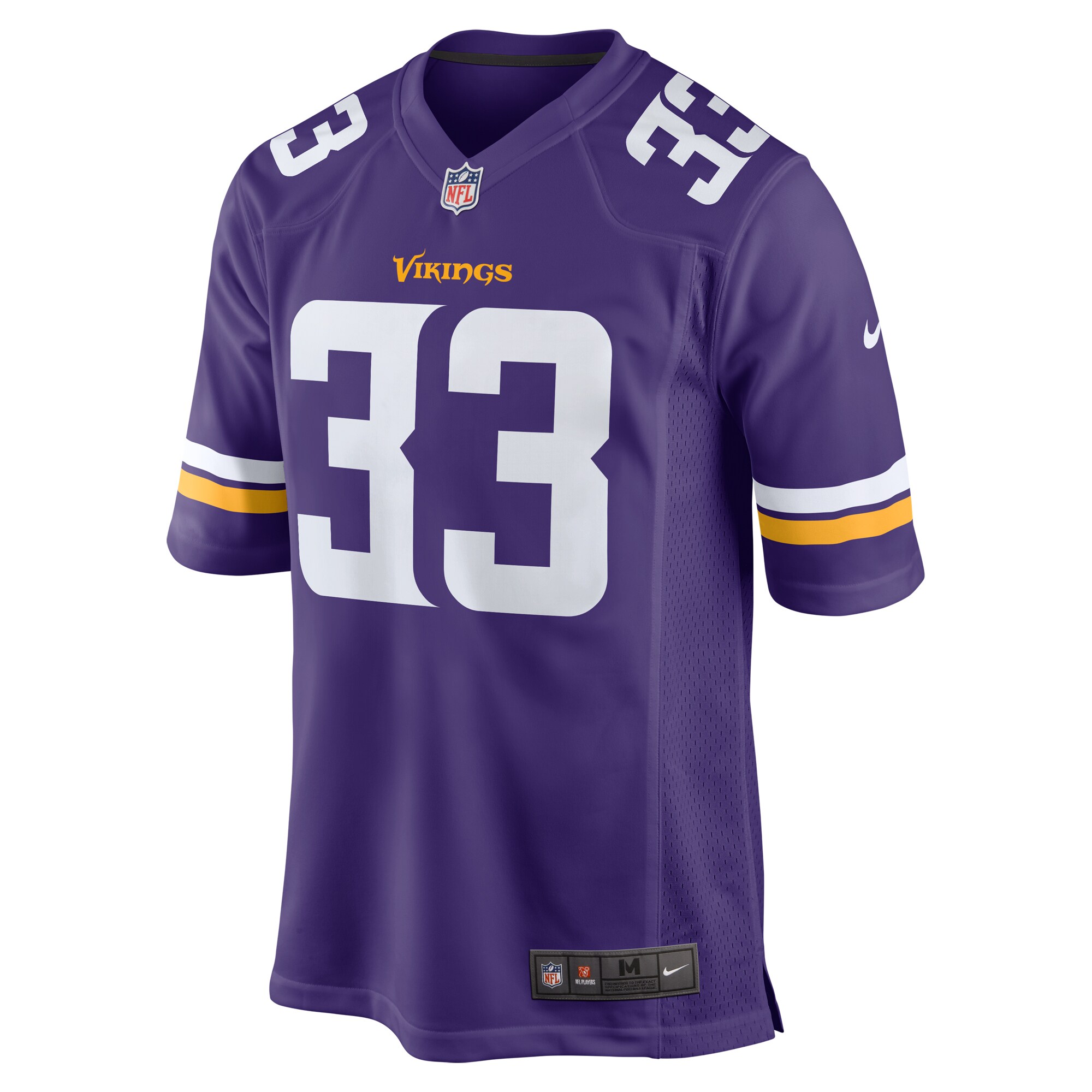 Aaron Jones Minnesota Vikings  Game Player Jersey - Purple