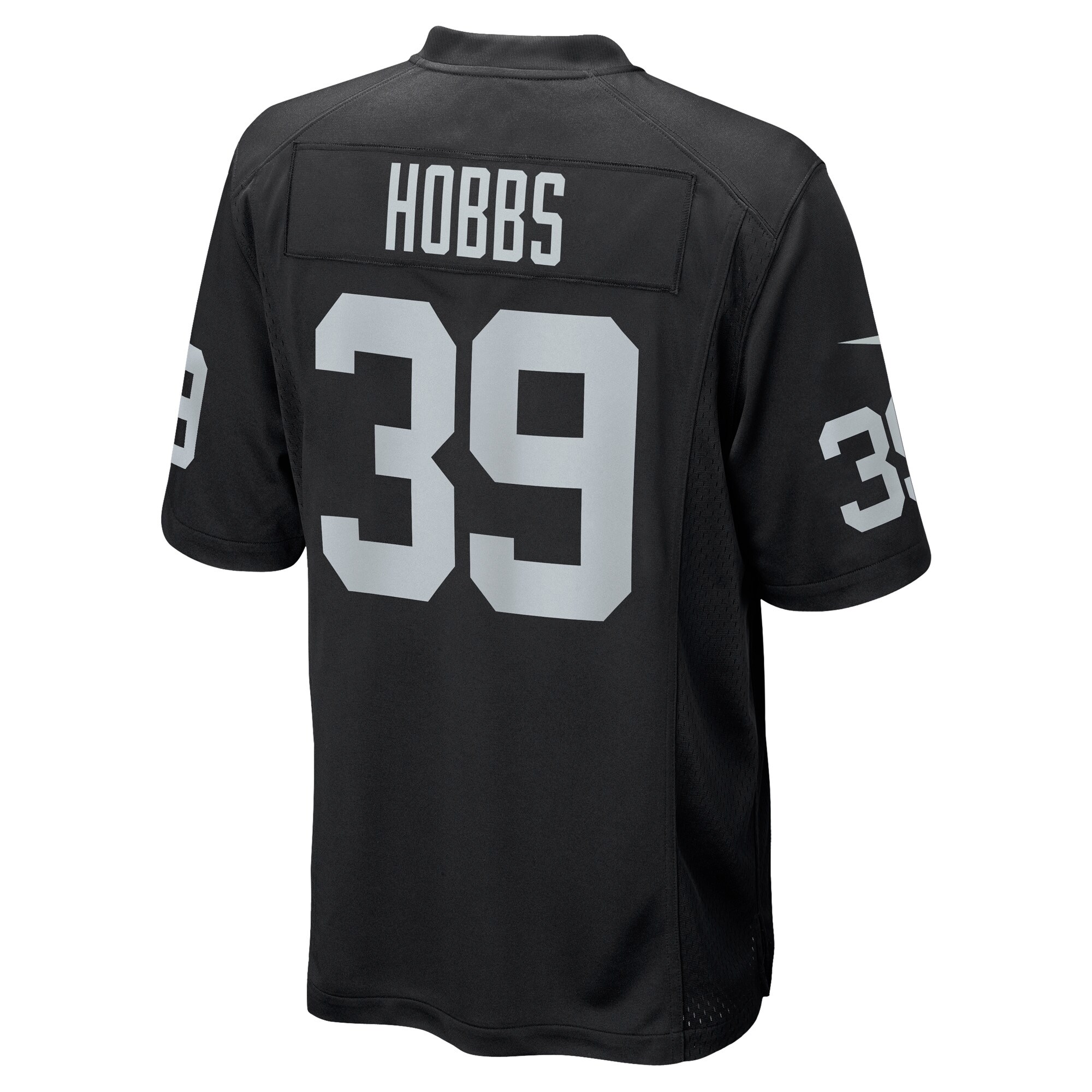 Nate Hobbs Las Vegas Raiders  Game Jersey - Black