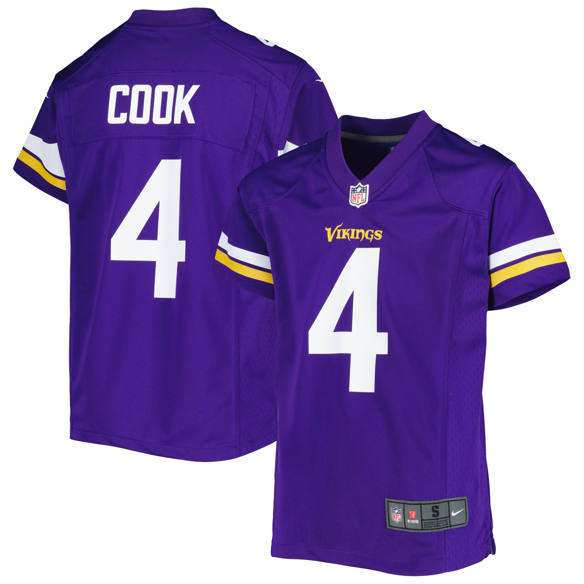 Dalvin Cook Minnesota Vikings  Youth Game Jersey - Purple