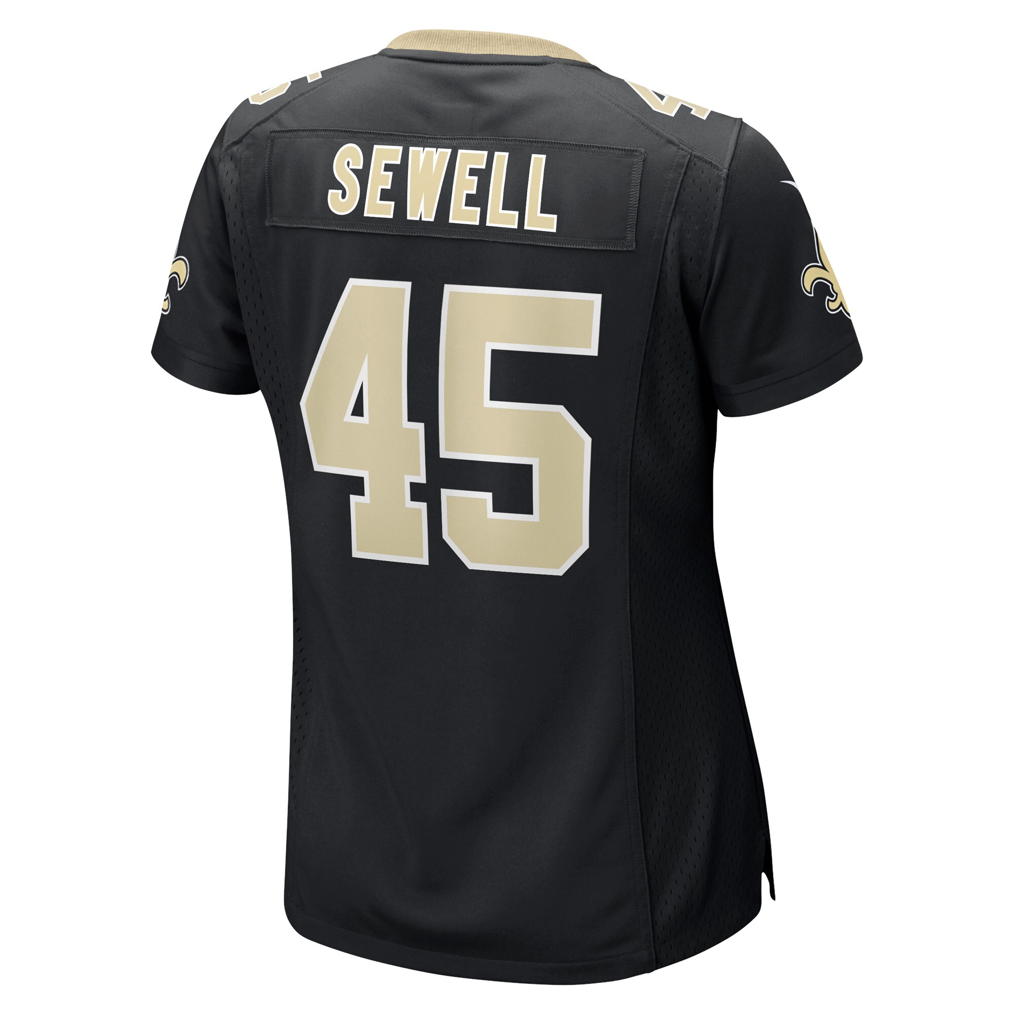 Nephi Sewell New Orleans Saints  Women's Game Player Jersey - Black