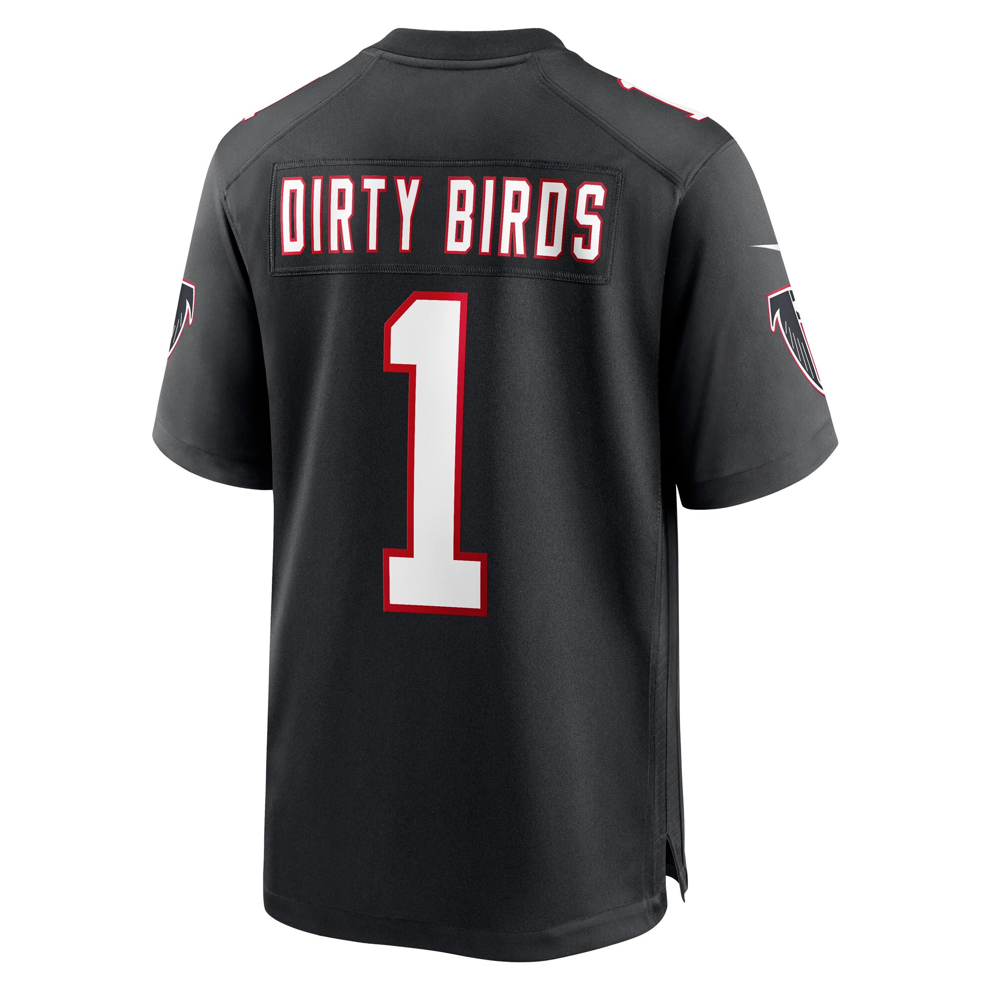 Dirty Birds Atlanta Falcons  Throwback Game Jersey - Black