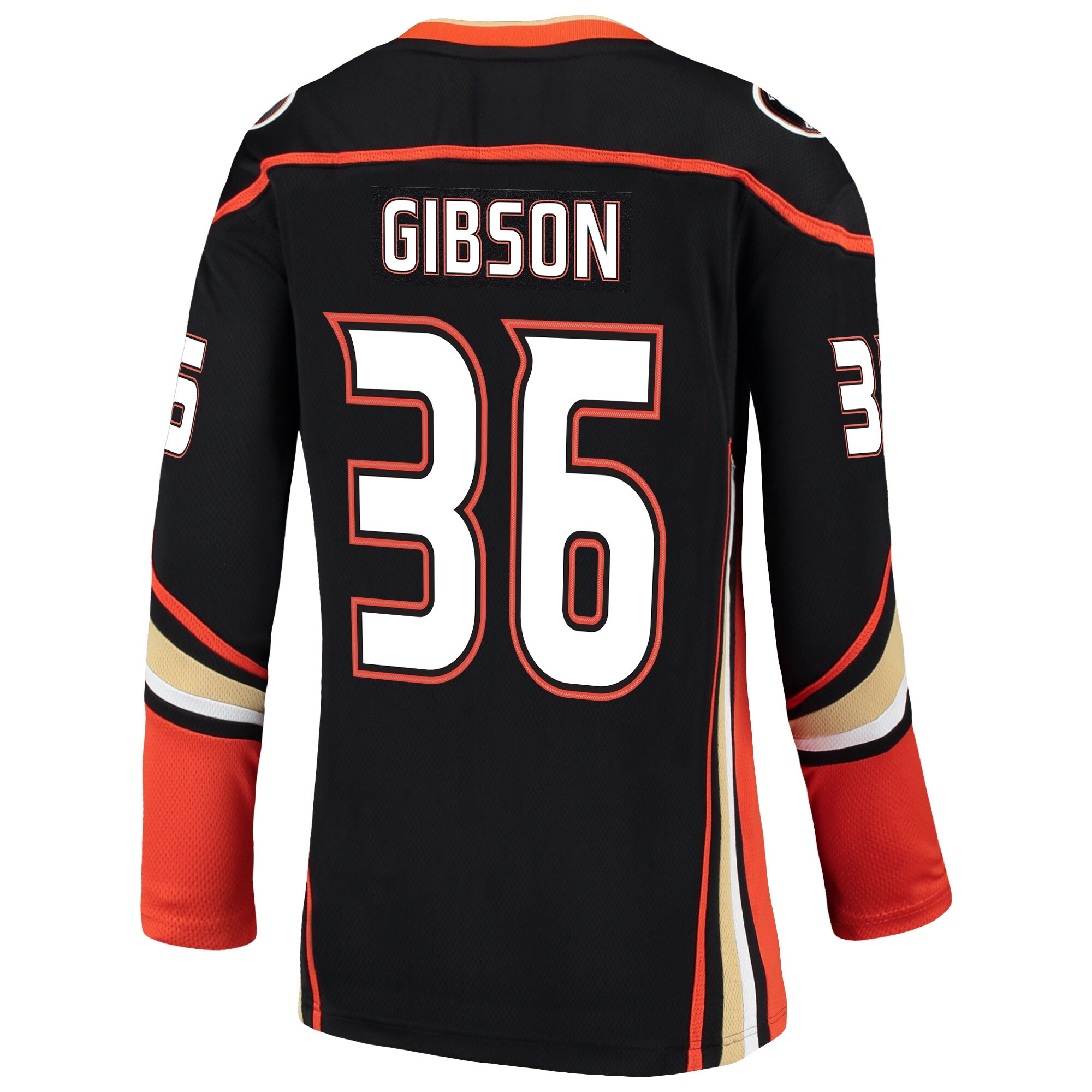 John Gibson Anaheim Ducks Fanatics Women's Breakaway Jersey - Black