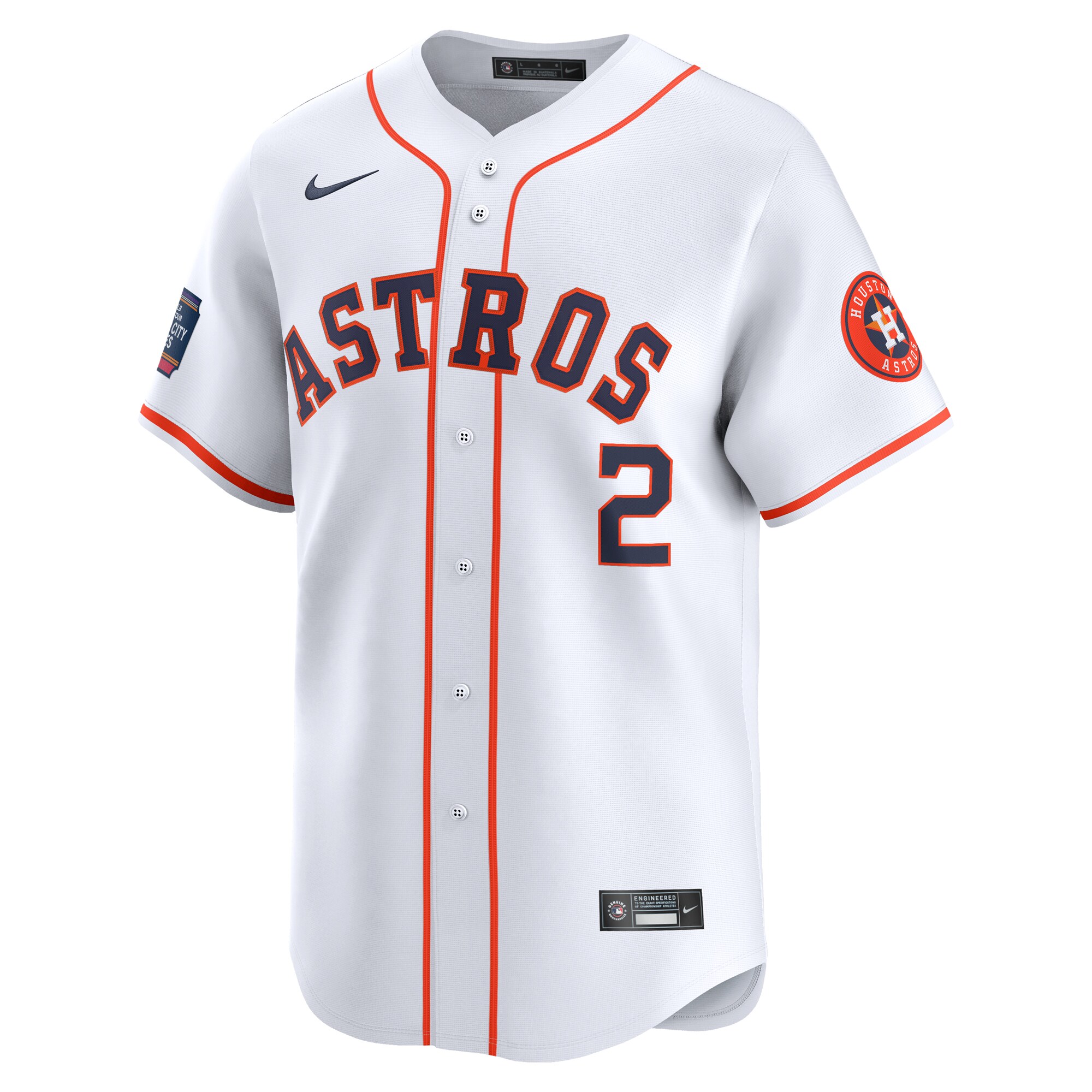 Alex Bregman Houston Astros  2024 MLB World Tour Mexico City Series Home Limited Player Jersey - White
