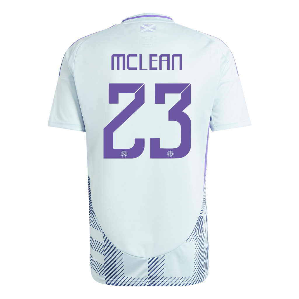 Kenny McLean 23 Scotland National Team 2024 Away Men Jersey - White