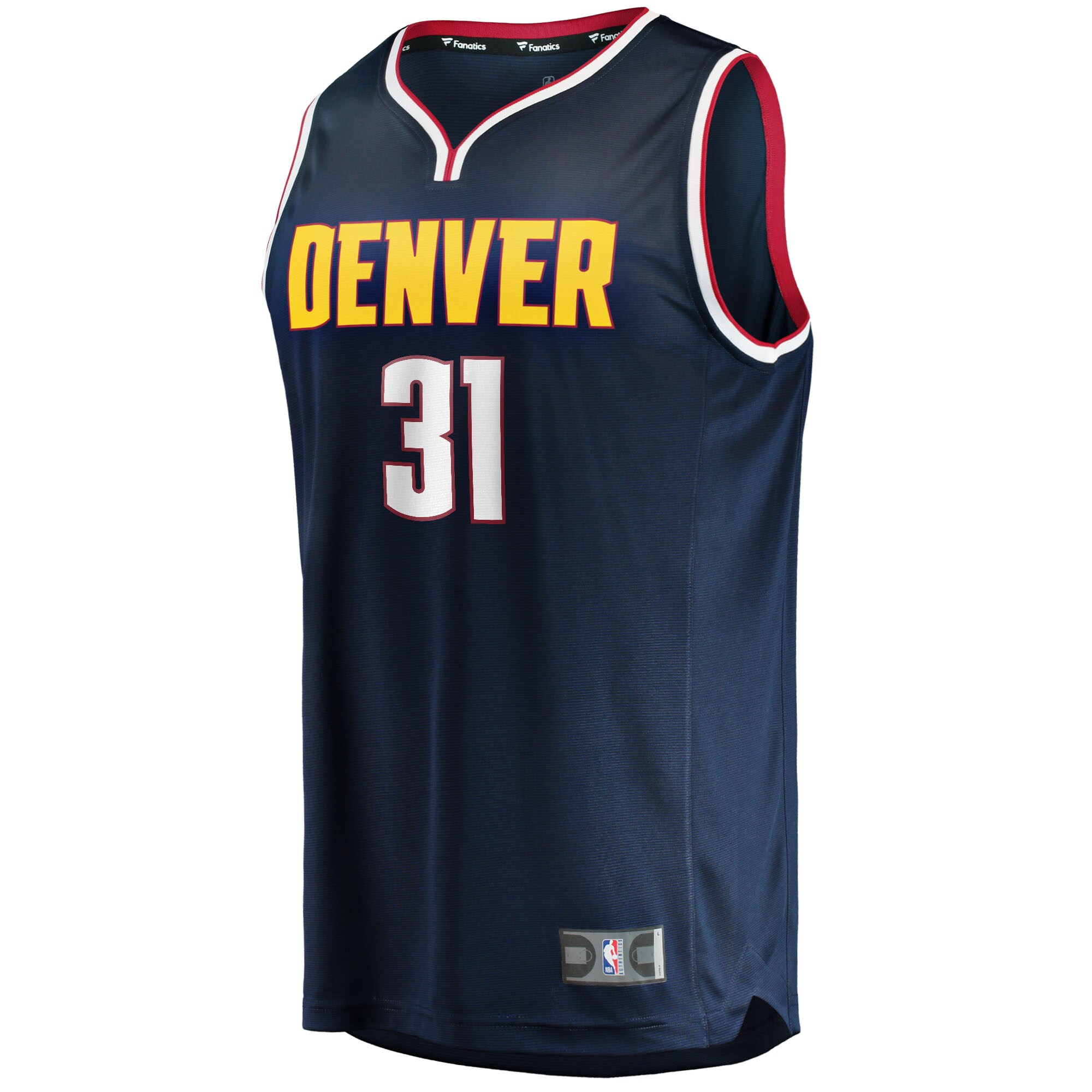 Vlatko Cancar Denver Nuggets Fanatics 2021\/22 Fast Break Replica Jersey - Icon Edition - Navy