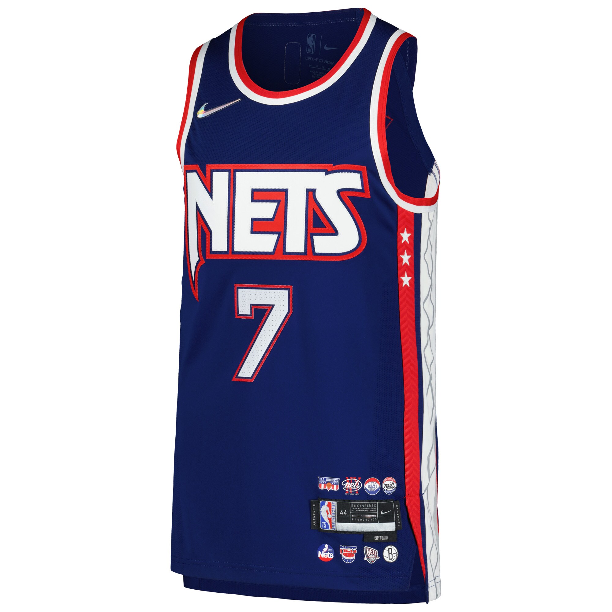 Kevin Durant Brooklyn Nets  Authentic Player Jersey - City Edition - Blue