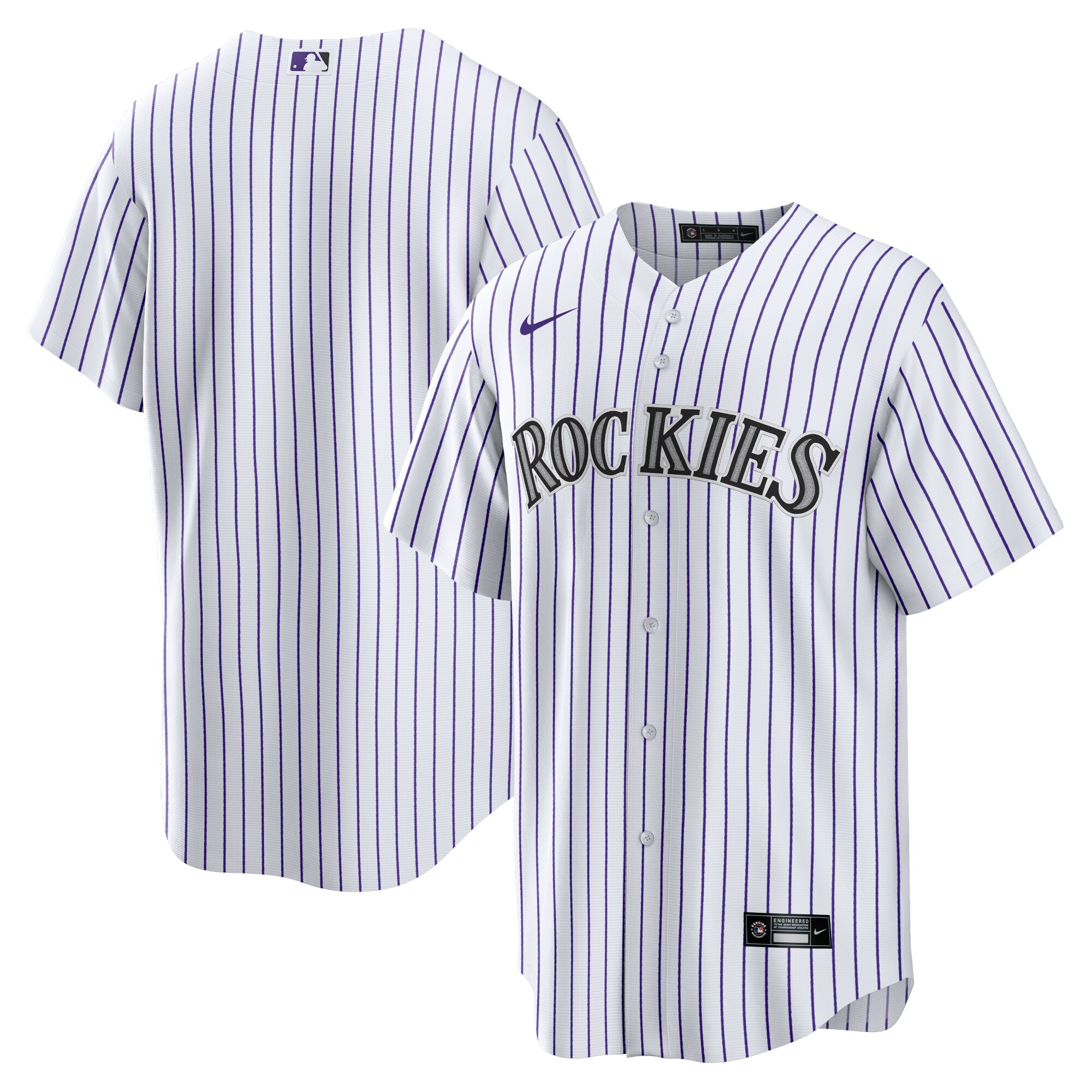 Colorado Rockies  Home Replica Team Jersey - White
