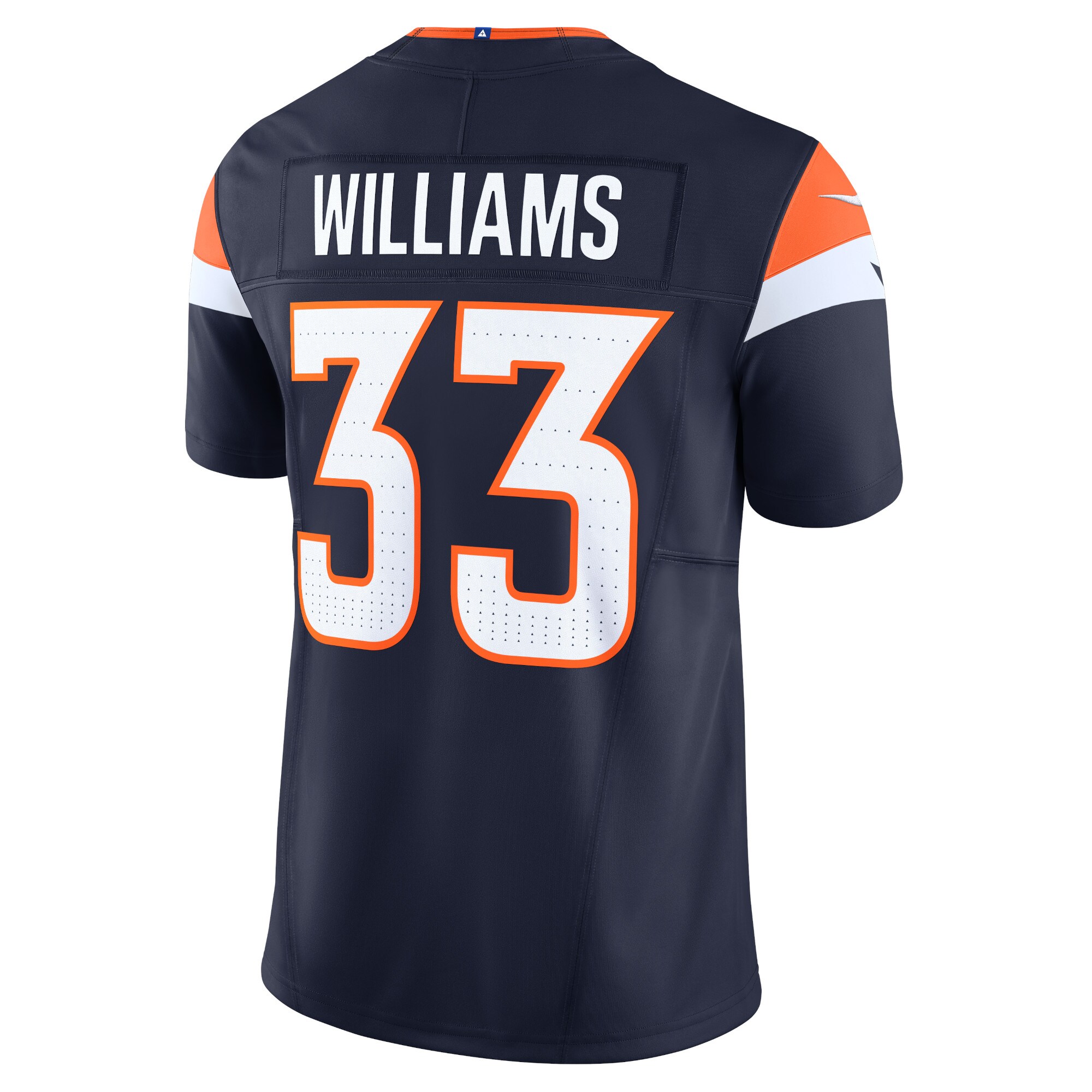 Javonte Williams Denver Broncos  Alternate Vapor F.U.S.E. Limited Jersey - Navy