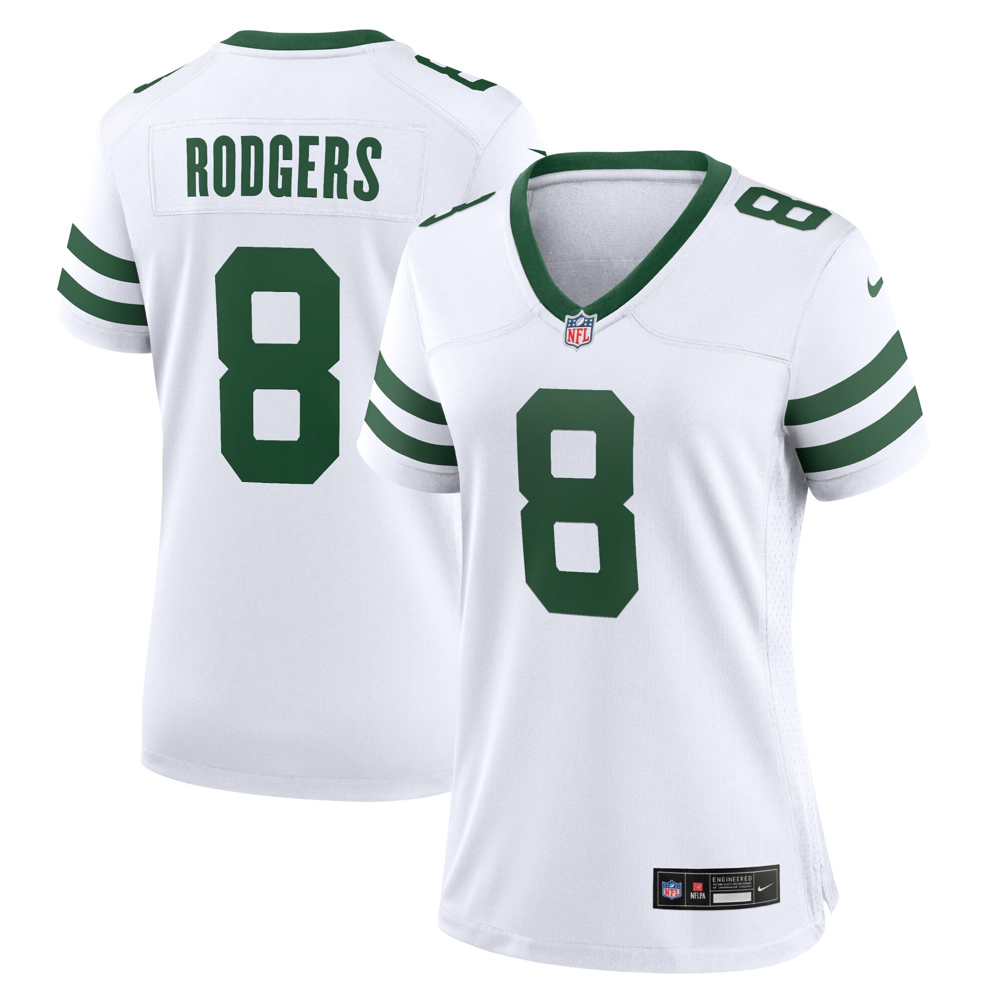 Aaron Rodgers New York Jets  Women's Game Jersey - Legacy White