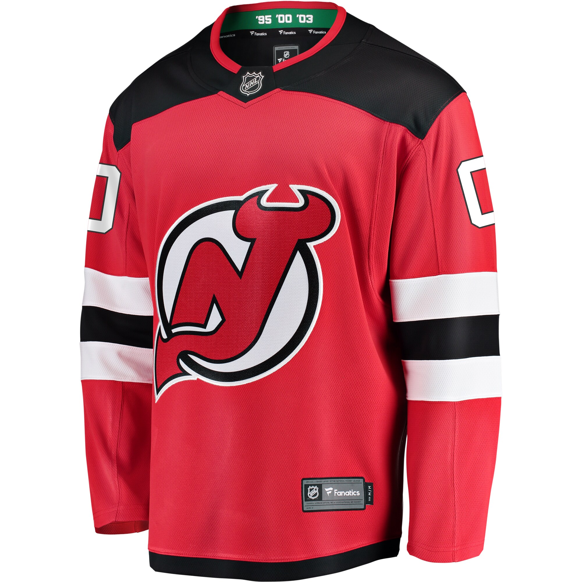 New Jersey Devils Fanatics Home Breakaway Custom Jersey - Red