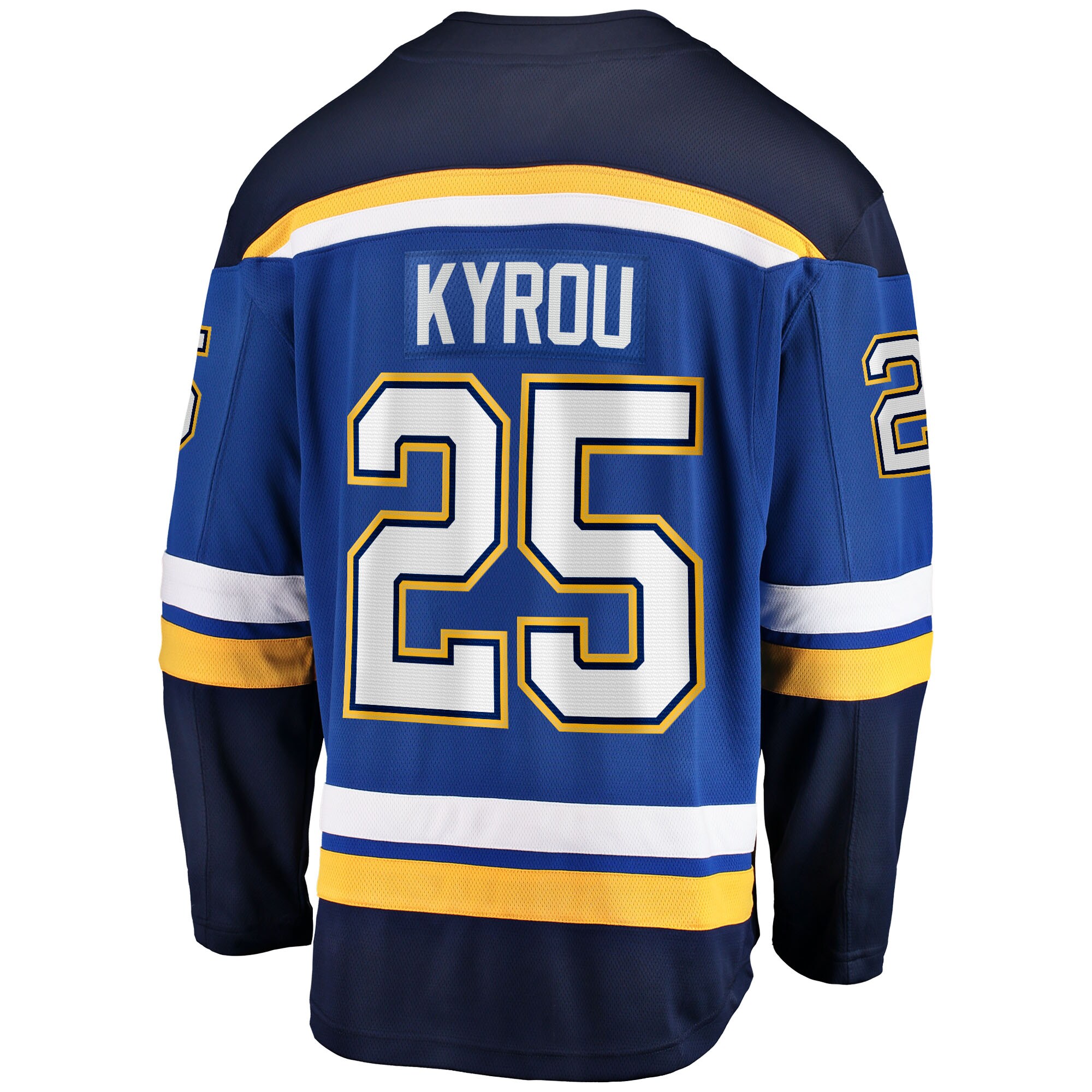 Jordan Kyrou St. Louis Blues Fanatics Home Team Breakaway Player Jersey - Blue