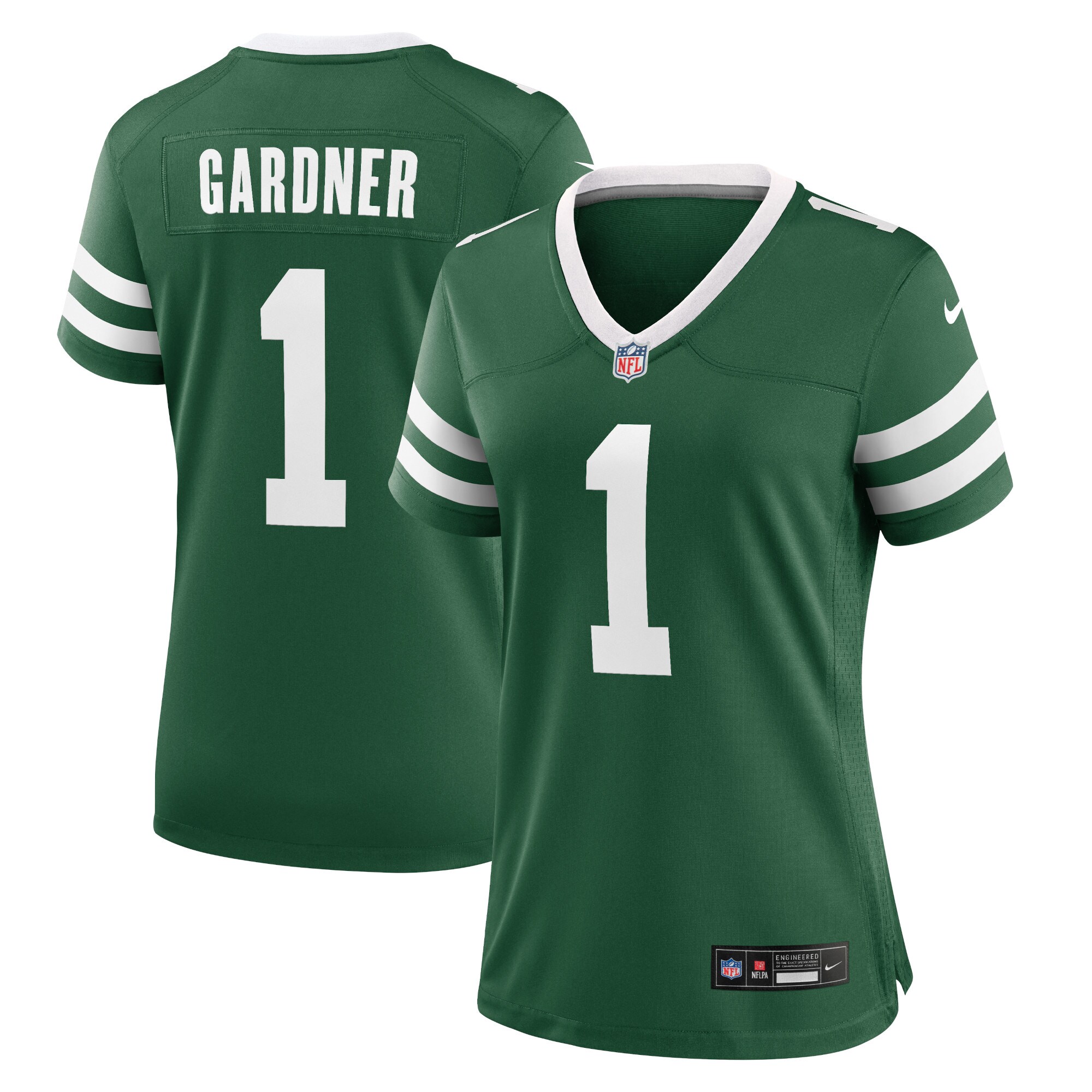 Ahmad Sauce Gardner New York Jets  Women's Game Jersey - Legacy Green