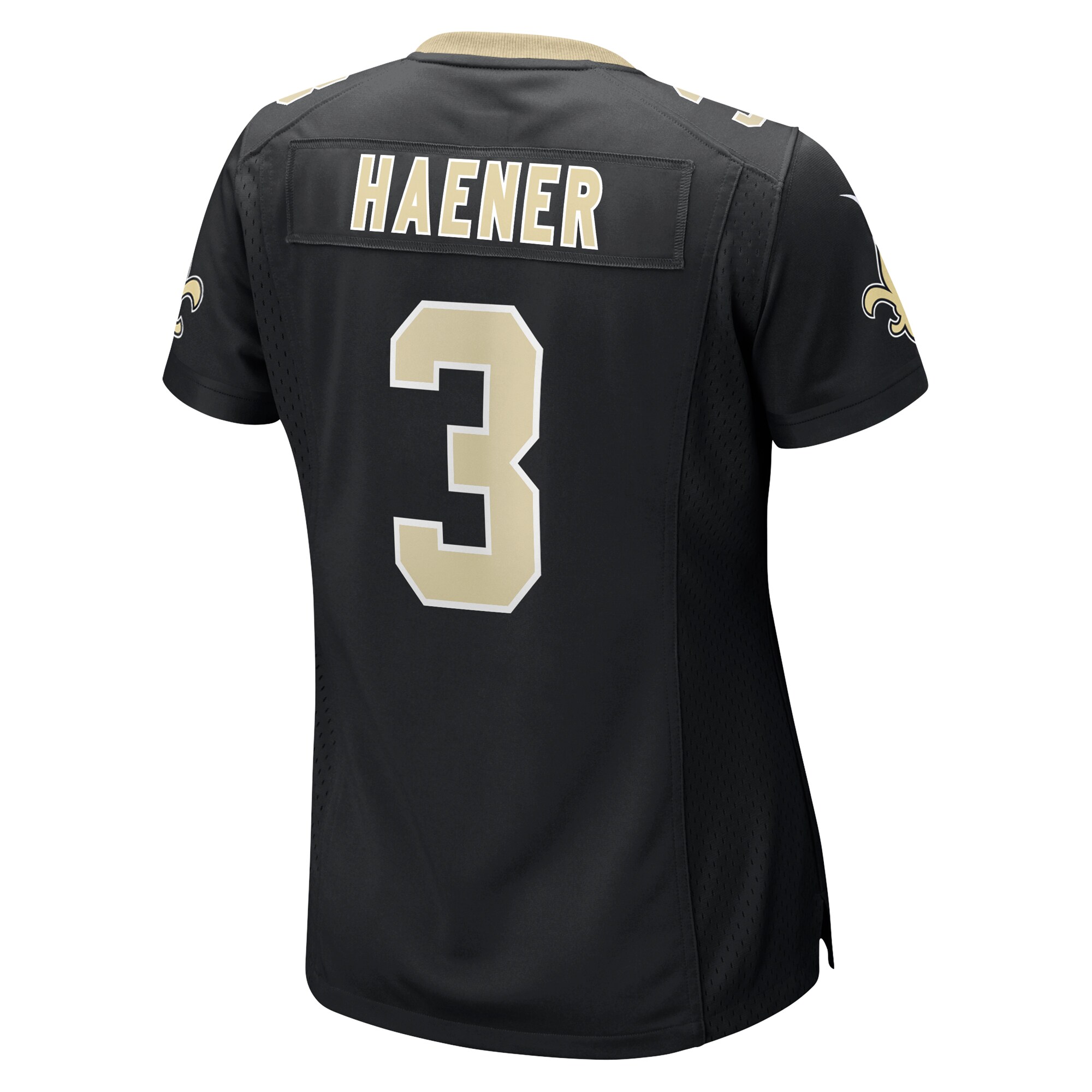 Jake Haener New Orleans Saints  Women's Team Game Jersey -  Black